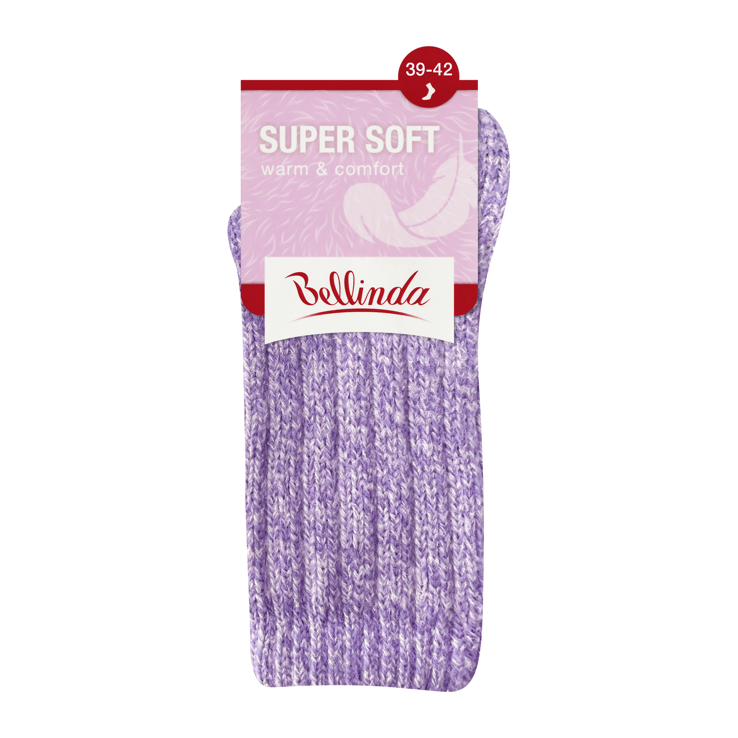 Dámské ponožky Super Soft lila vel. 39/42