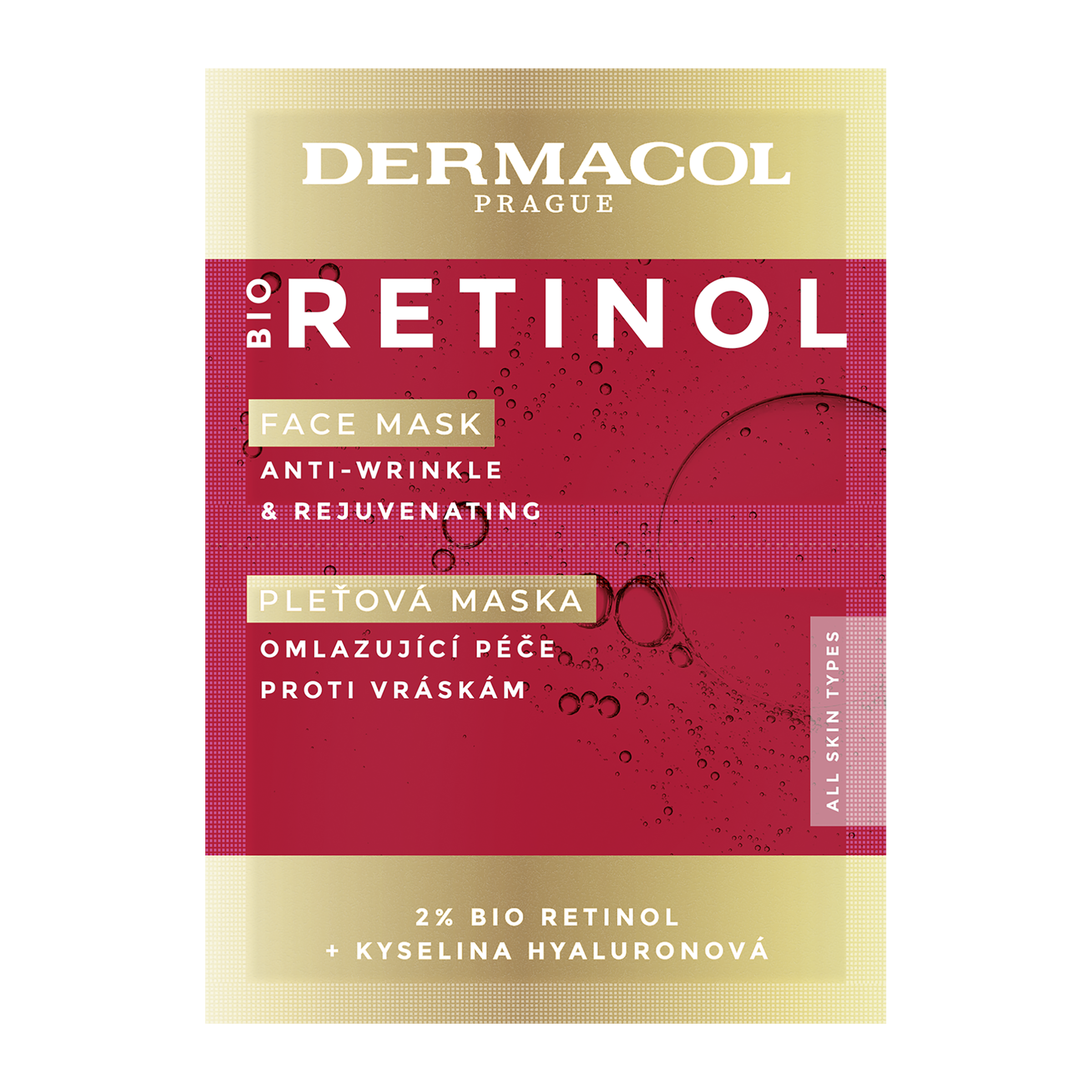 Pleťová maska proti vráskám BIO Retinol