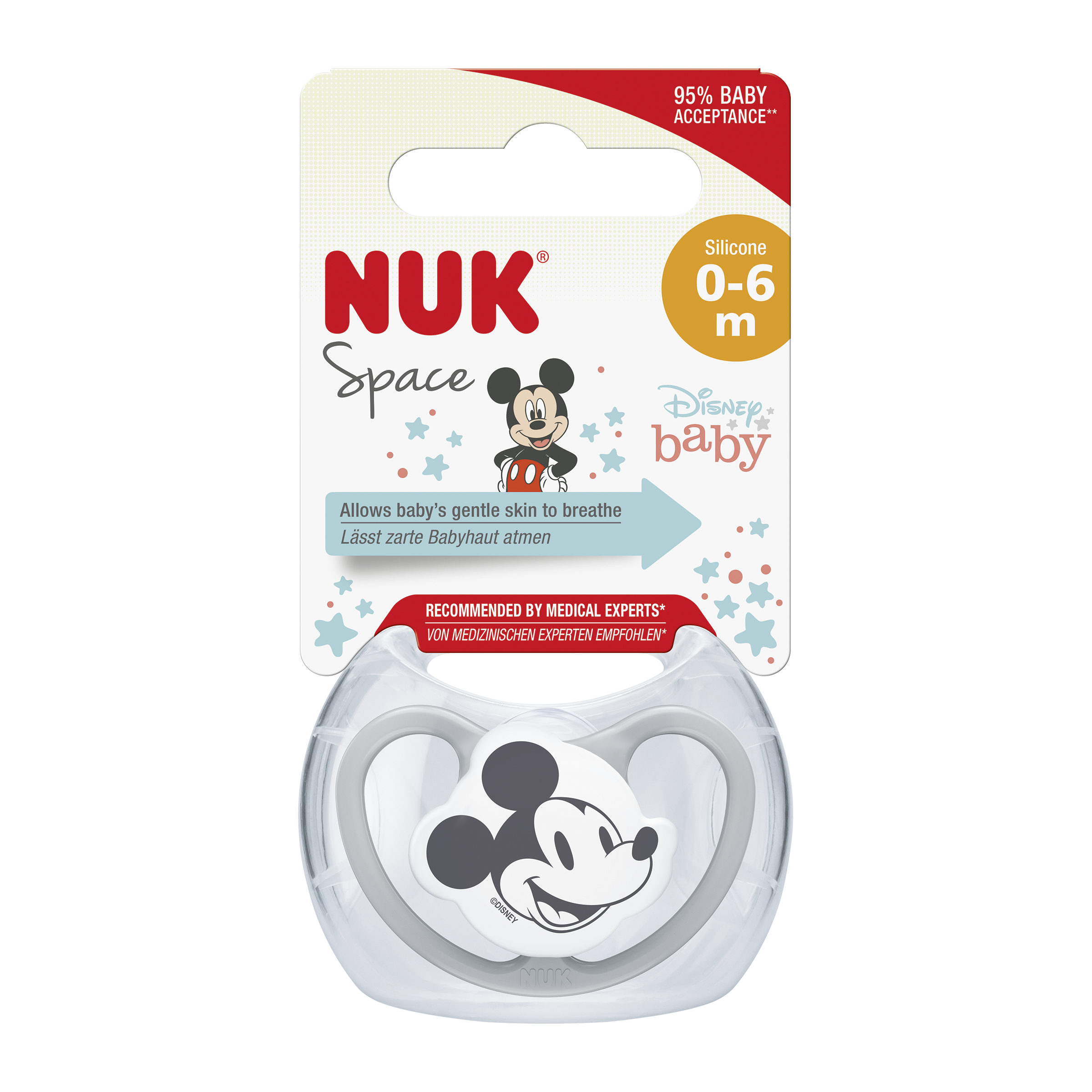 Dudlík Space Disney Mickey 0-6m