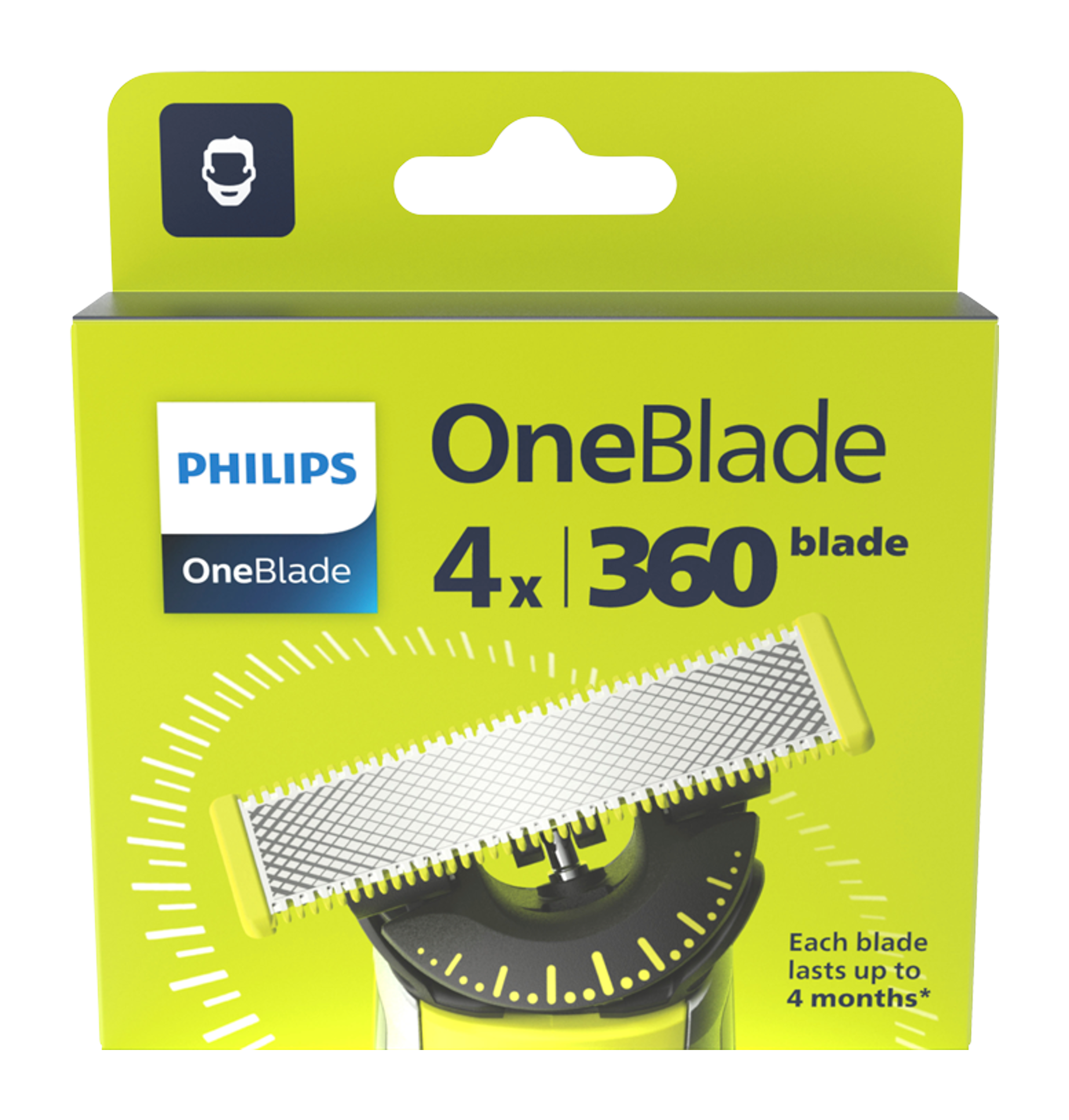 OneBlade QP440/50 výměnné břity 360