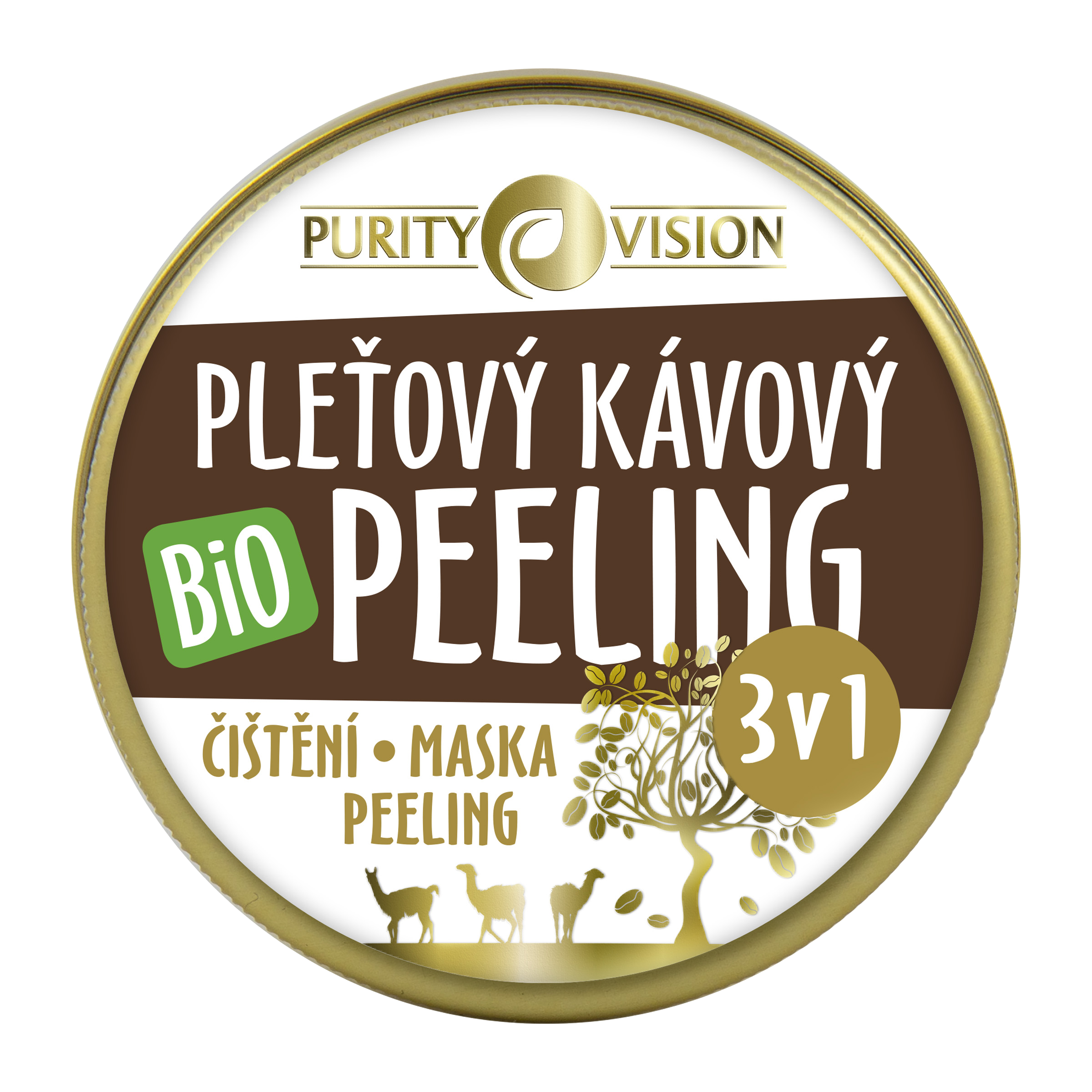 BIO Kávový pleťový peeling