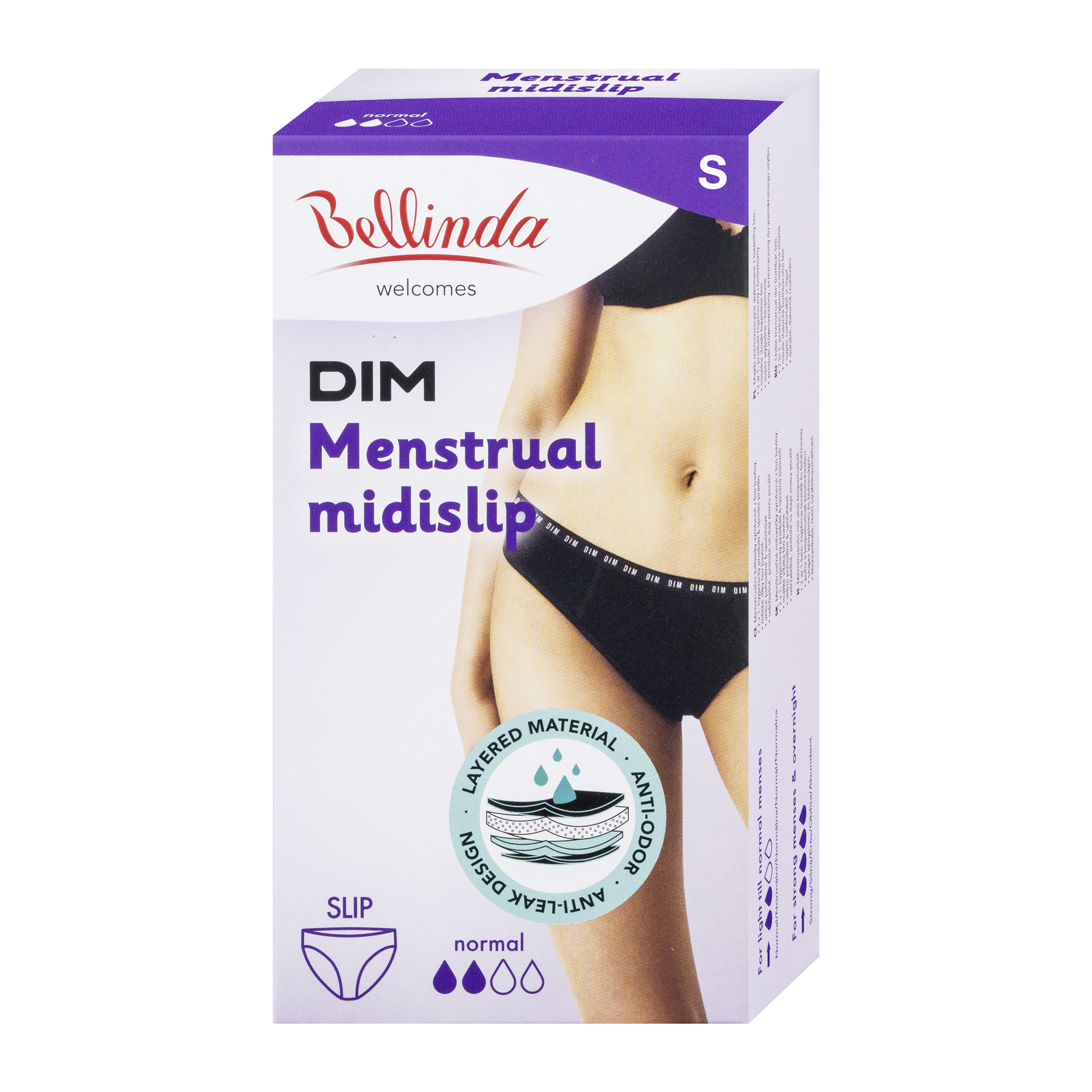 Menstruační kalhotky Slip Normal vel. S