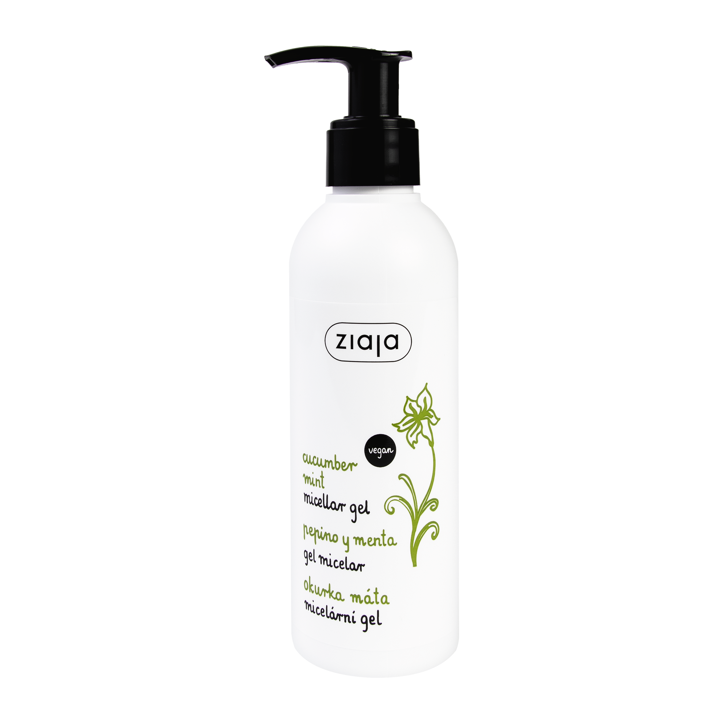 Ziaja Micelární gel Okurka a Máta 190 ml