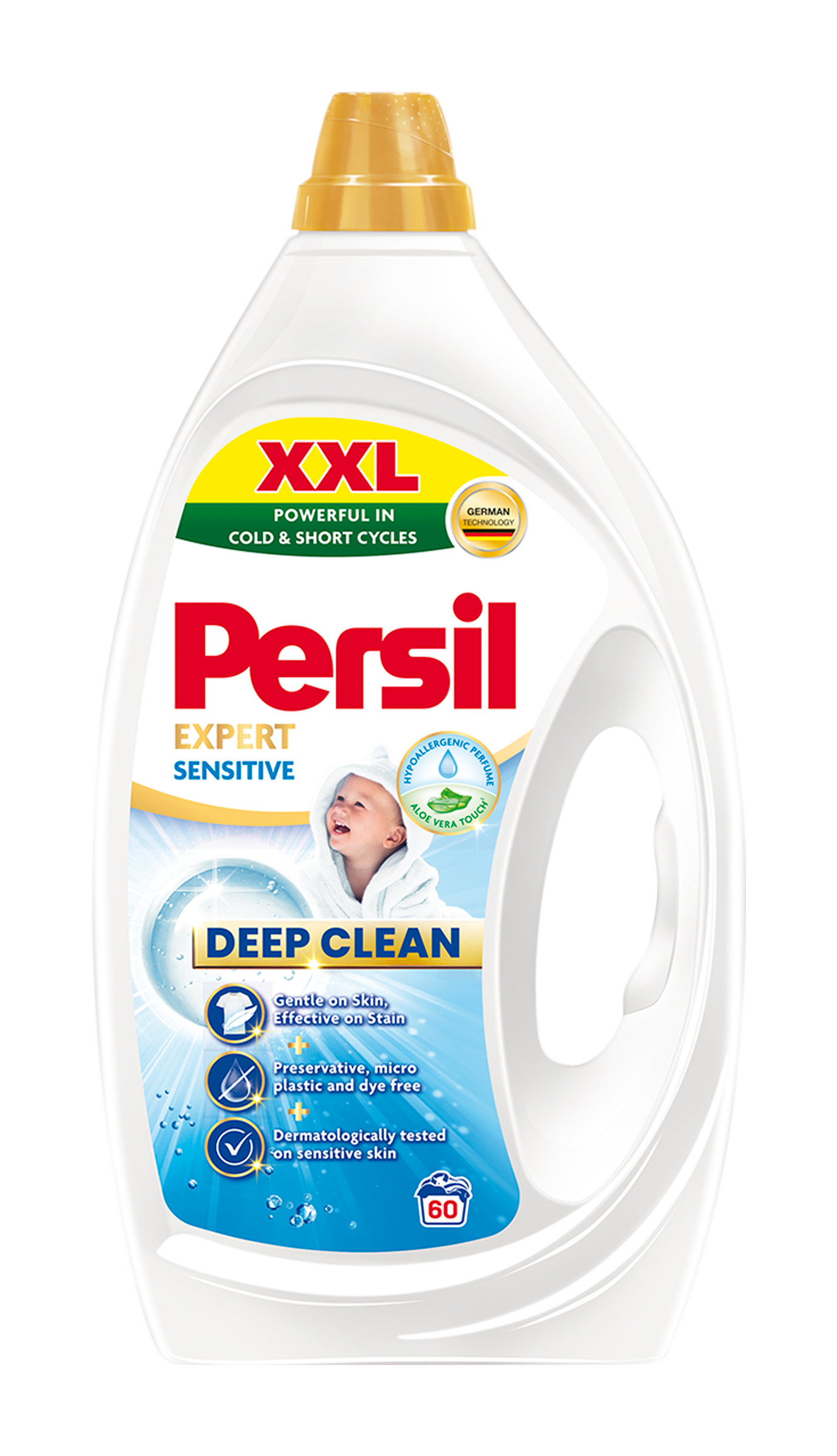 Persil Prací gel Deeo Clean Expert Sensitive XXL 2,7 l