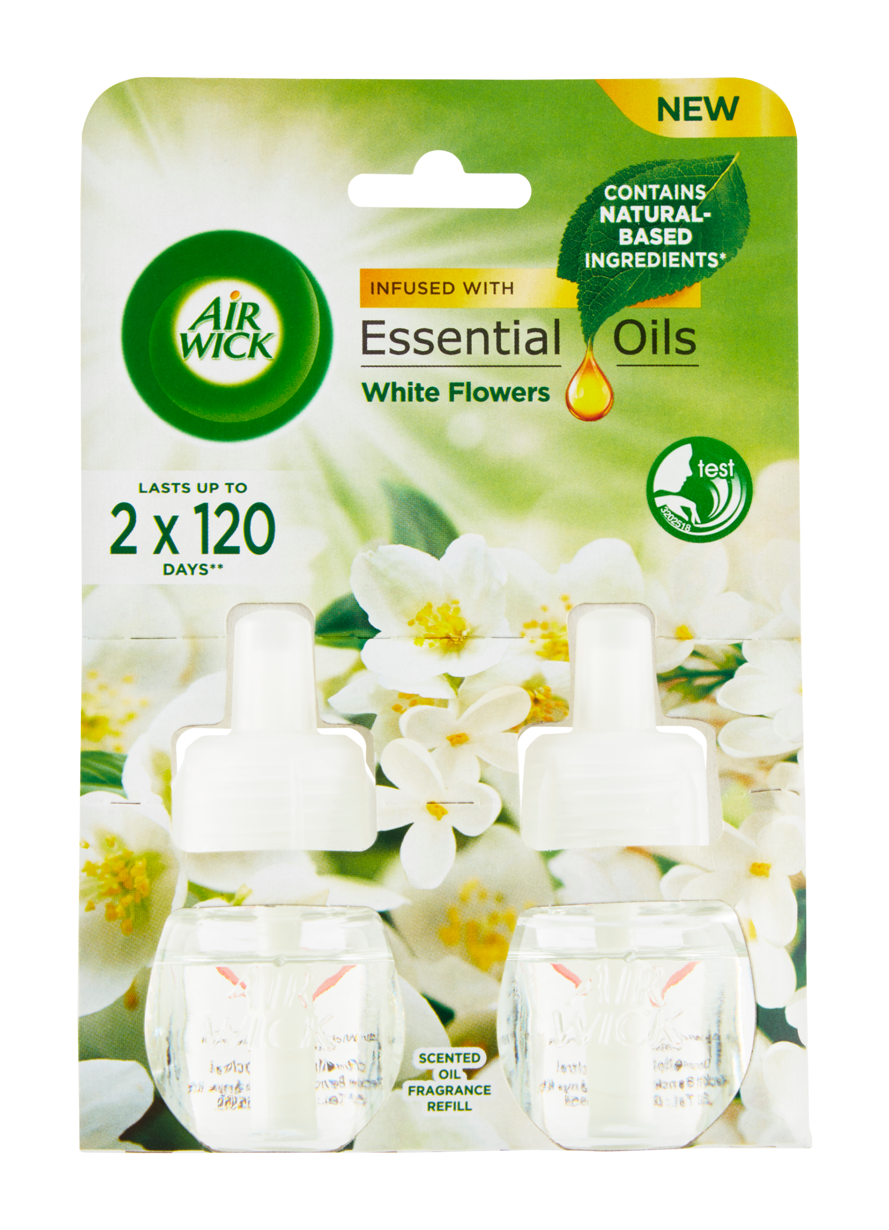 Tekutá náplň Essential Oils do elektrického přístroje Bílé květy DUO