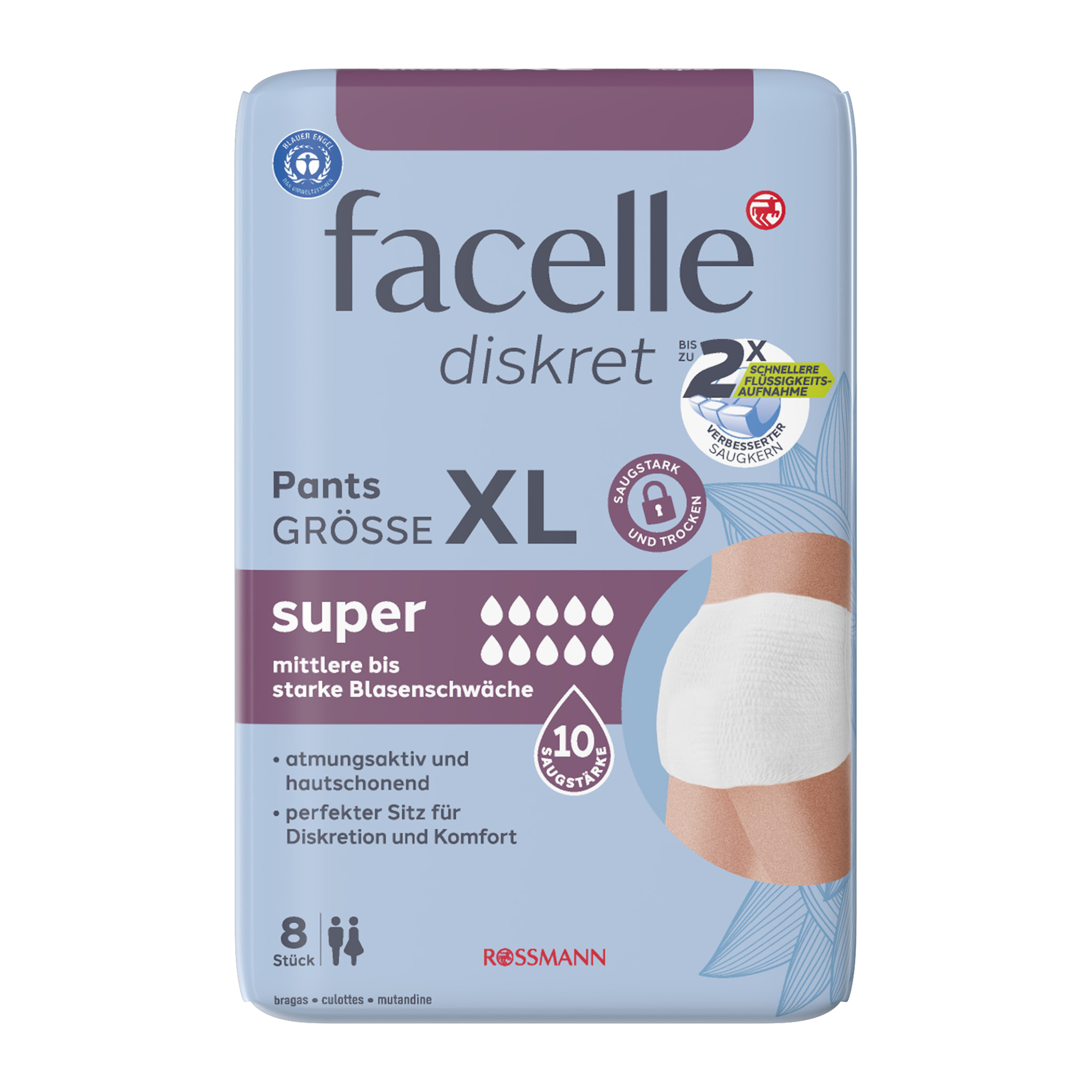 Inkontinenční kalhotky Super XL