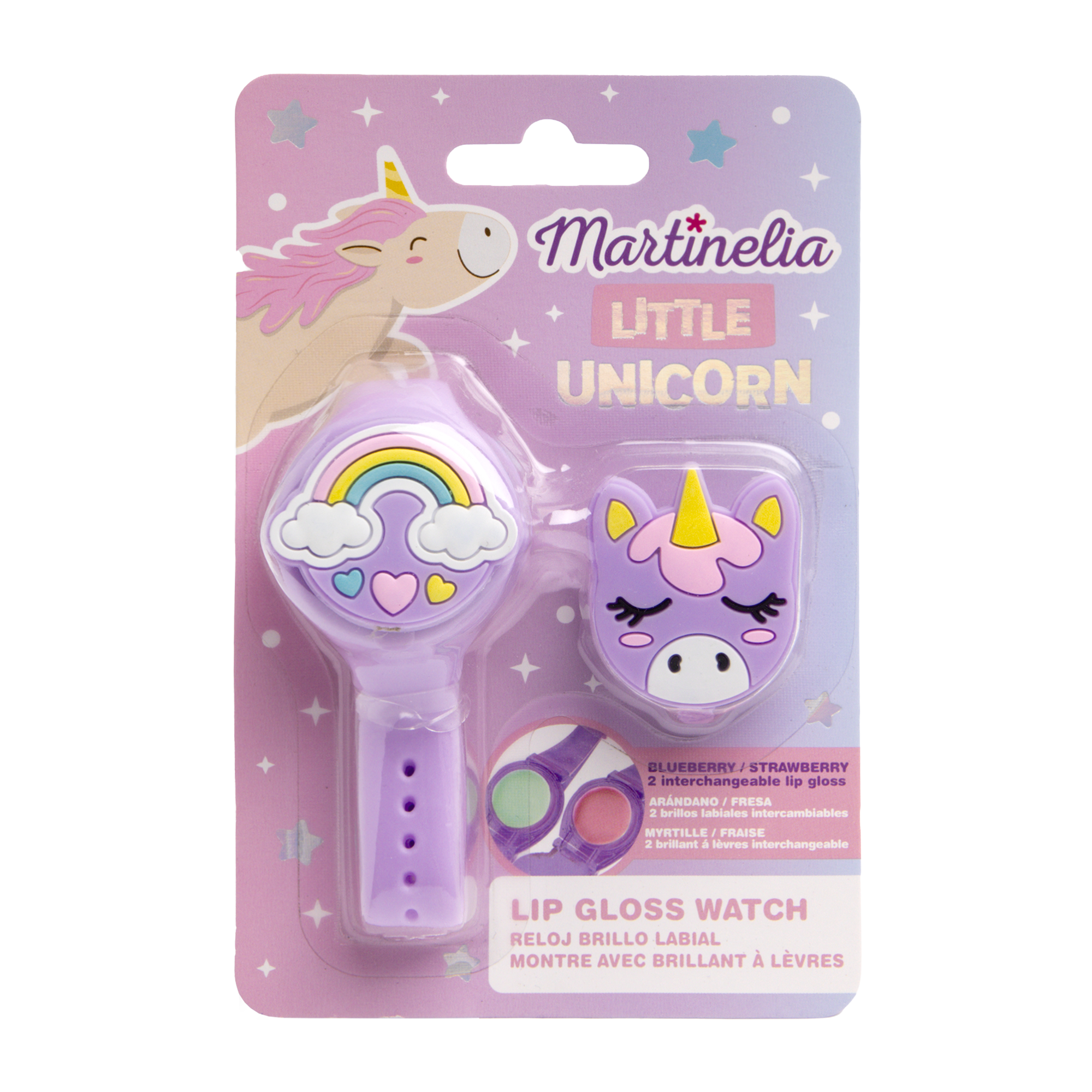 Lesk na rty hodinky Little Unicorn
