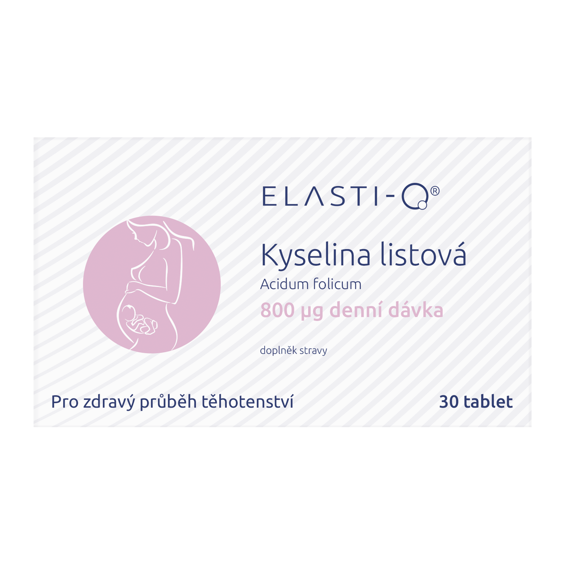 Elasti-Q Kyselina listová, doplněk stravy 30 ks