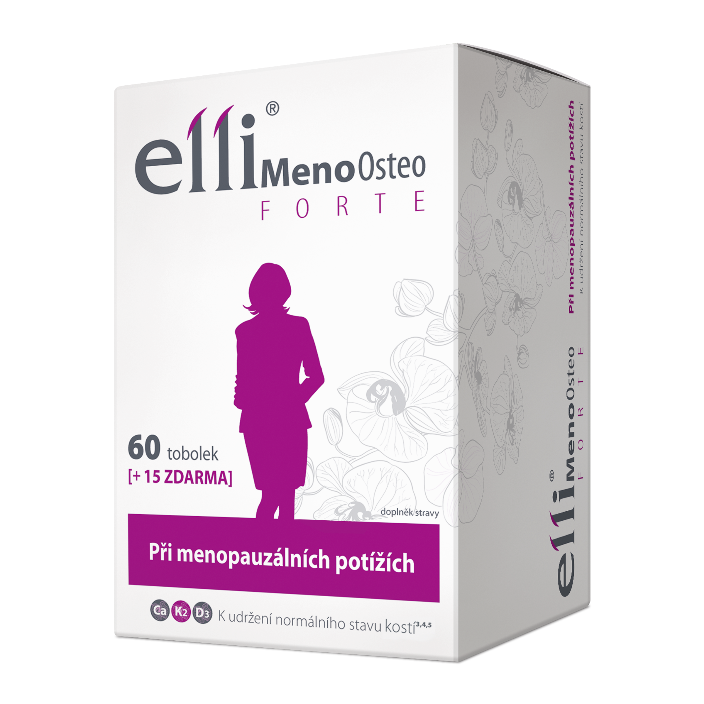 Elli MenoOsteo Forte, doplněk stravy 75 ks