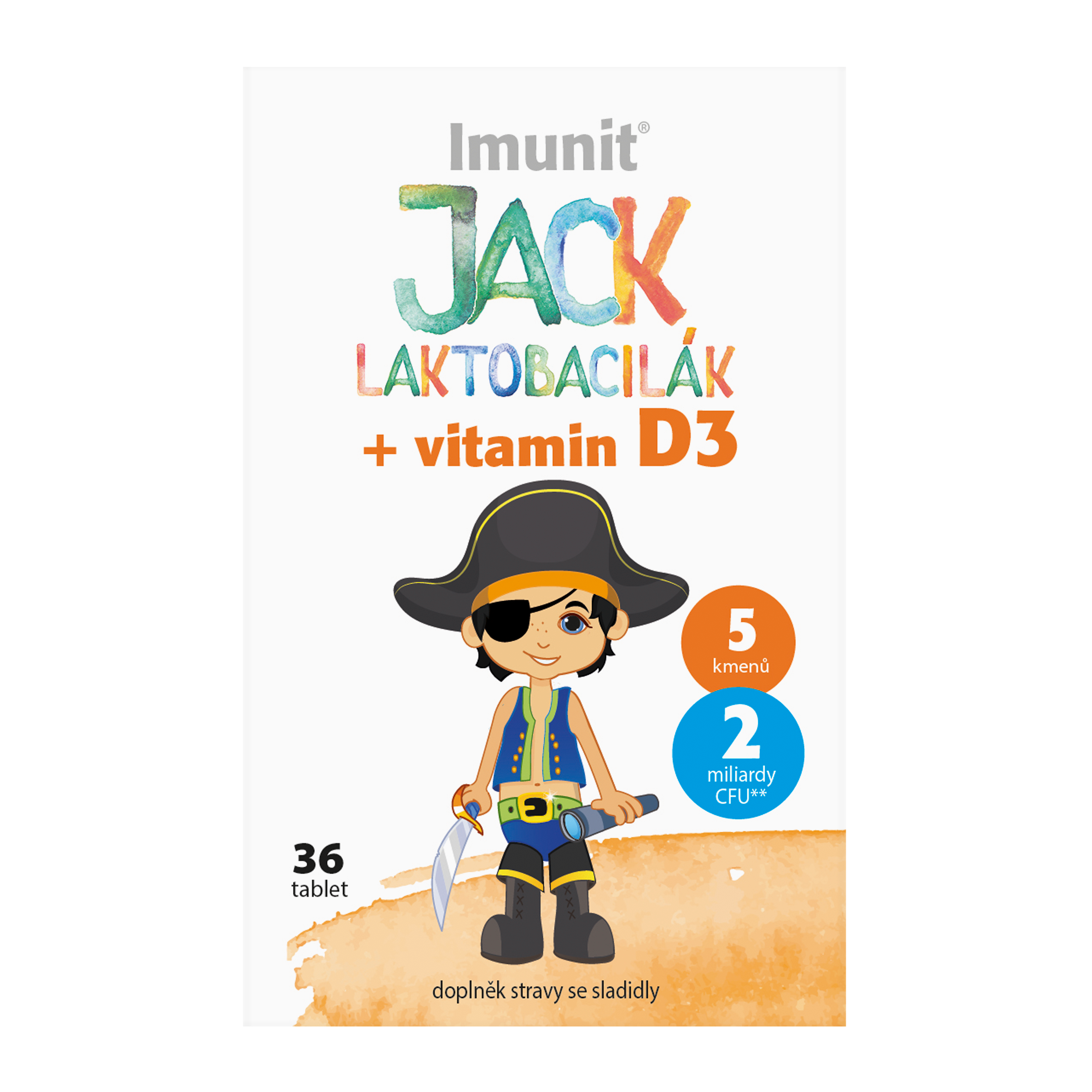 Laktobacily Jack Laktobacilák + vitamín D3