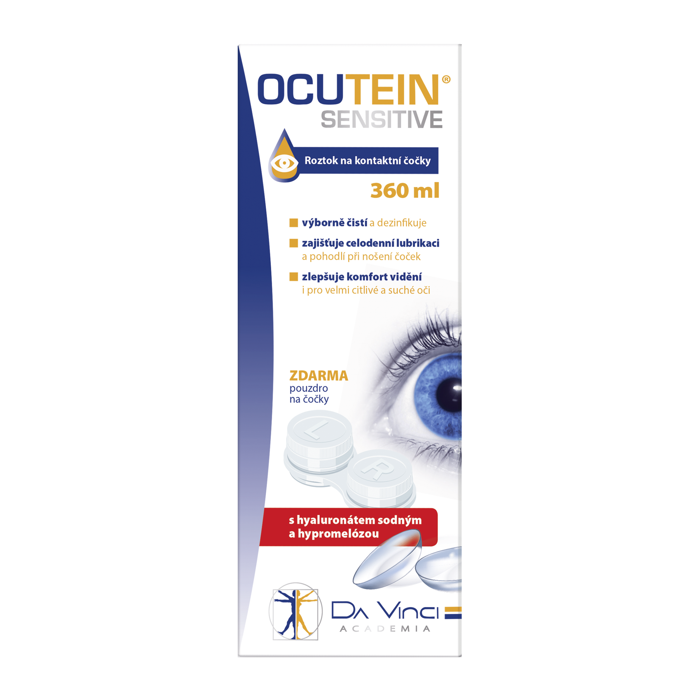 Ocutein Roztok na kontaktní čočky Sensitive 360 ml