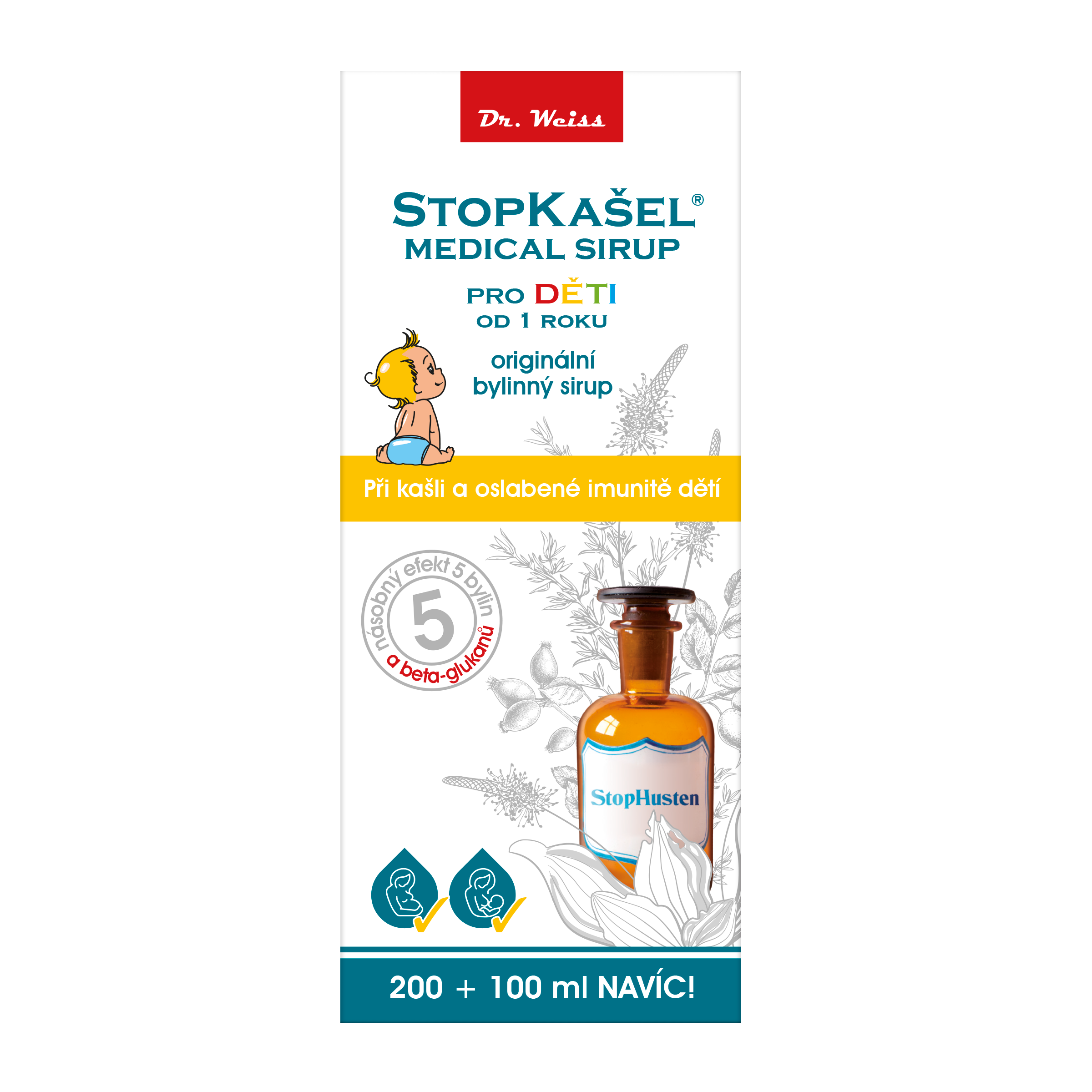 STOPKAŠEL Medical sirup Od 1 roku