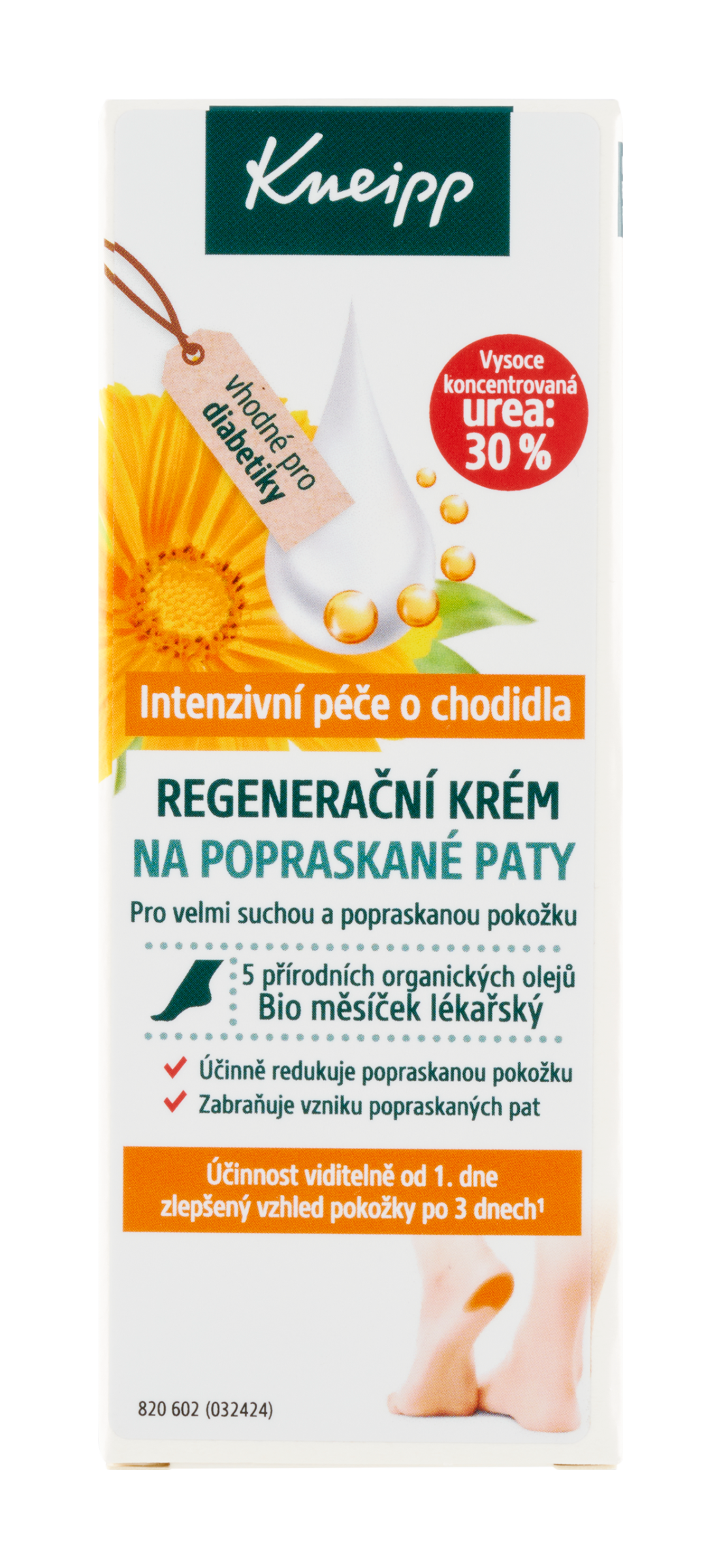 Regenerační krém na popraskané paty