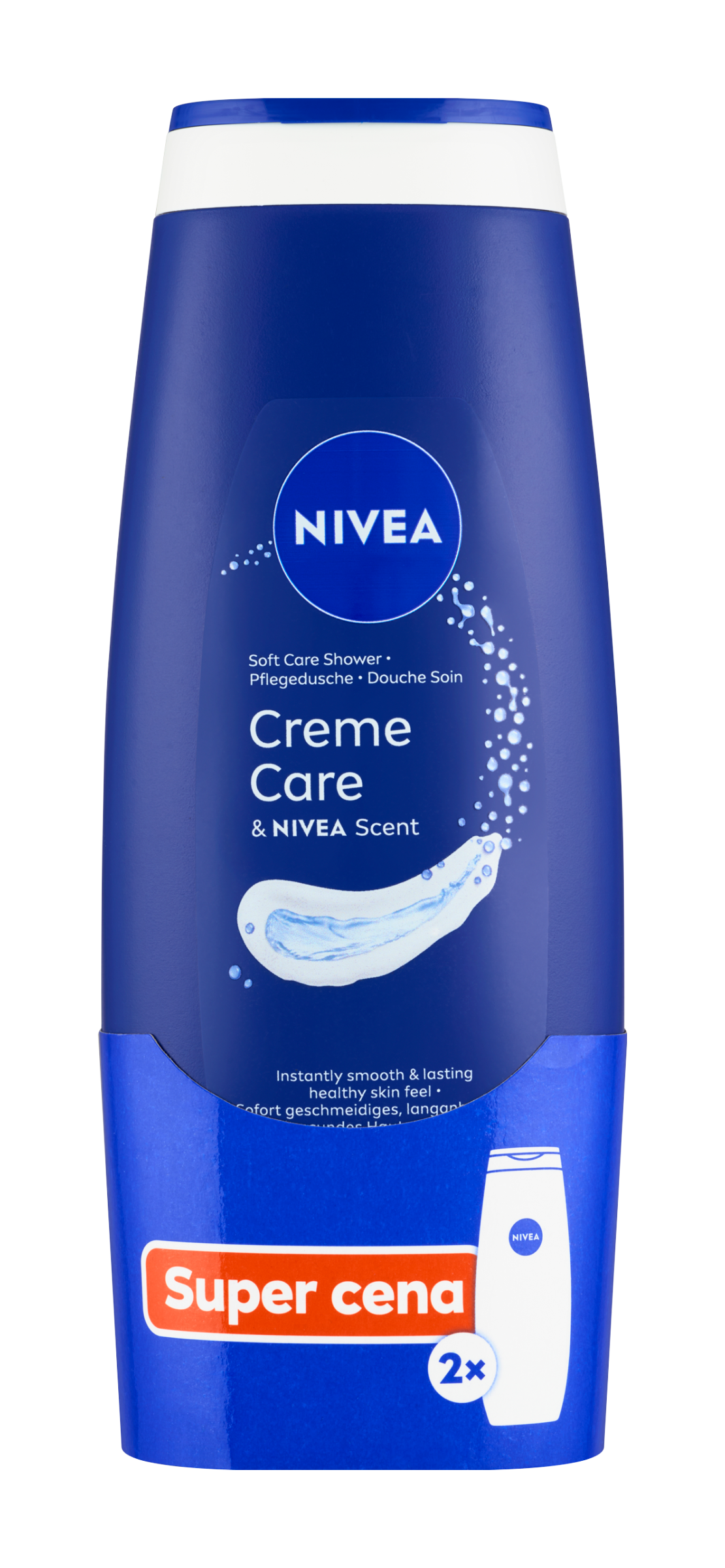 NIVEA Pečující sprchový gel Creme Care duopack 2x 500 ml 1000 ml