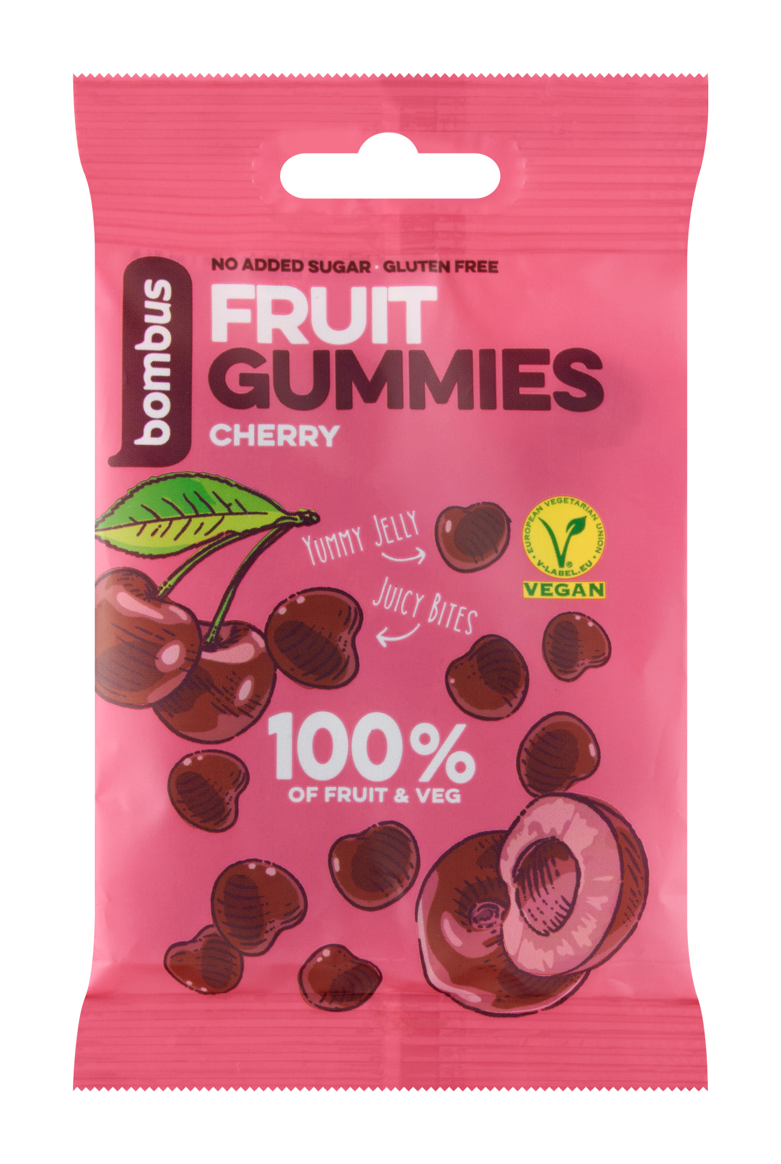 Ovocné kousky Fruit Gummies višeň