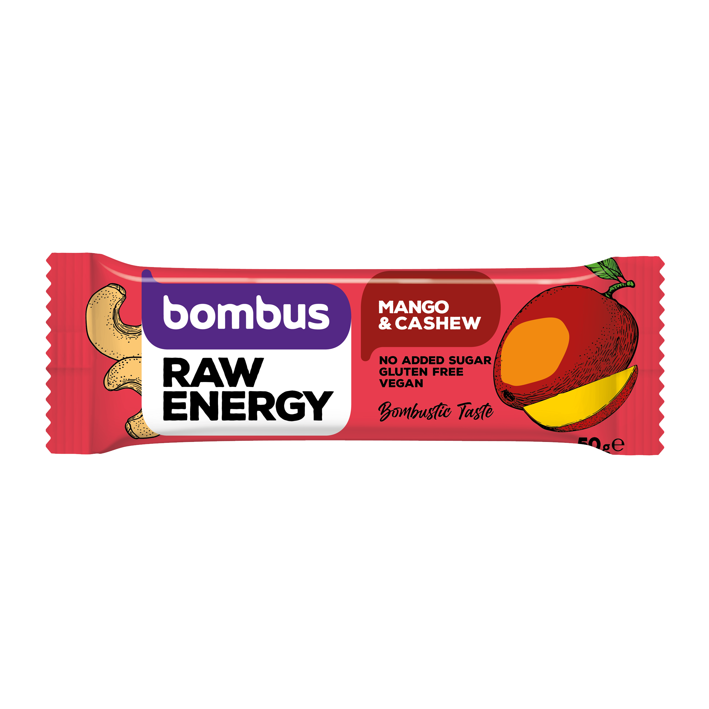 Tyčinka Raw Energy Mango & Cashew