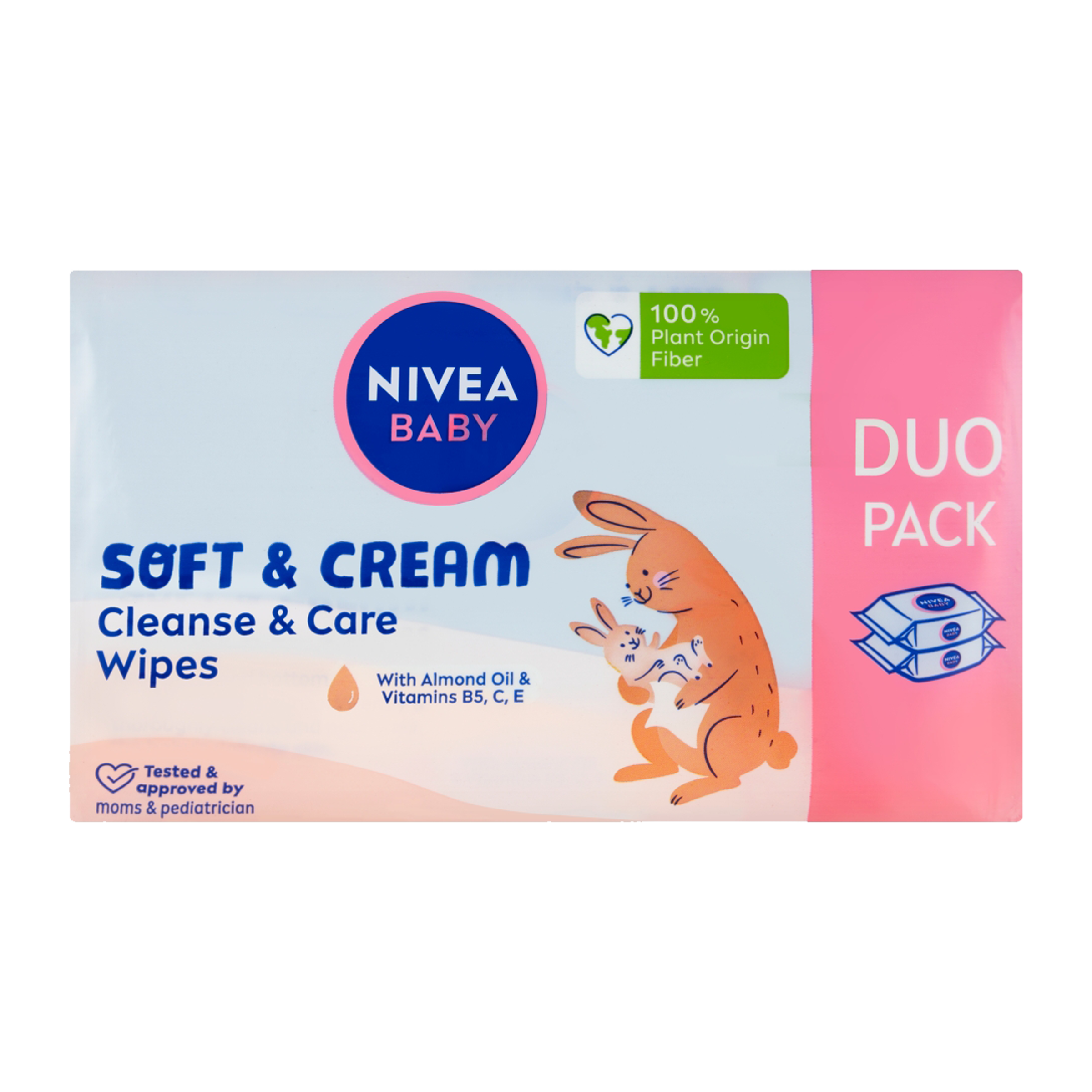 Vlhčené ubrousky Soft & Cream