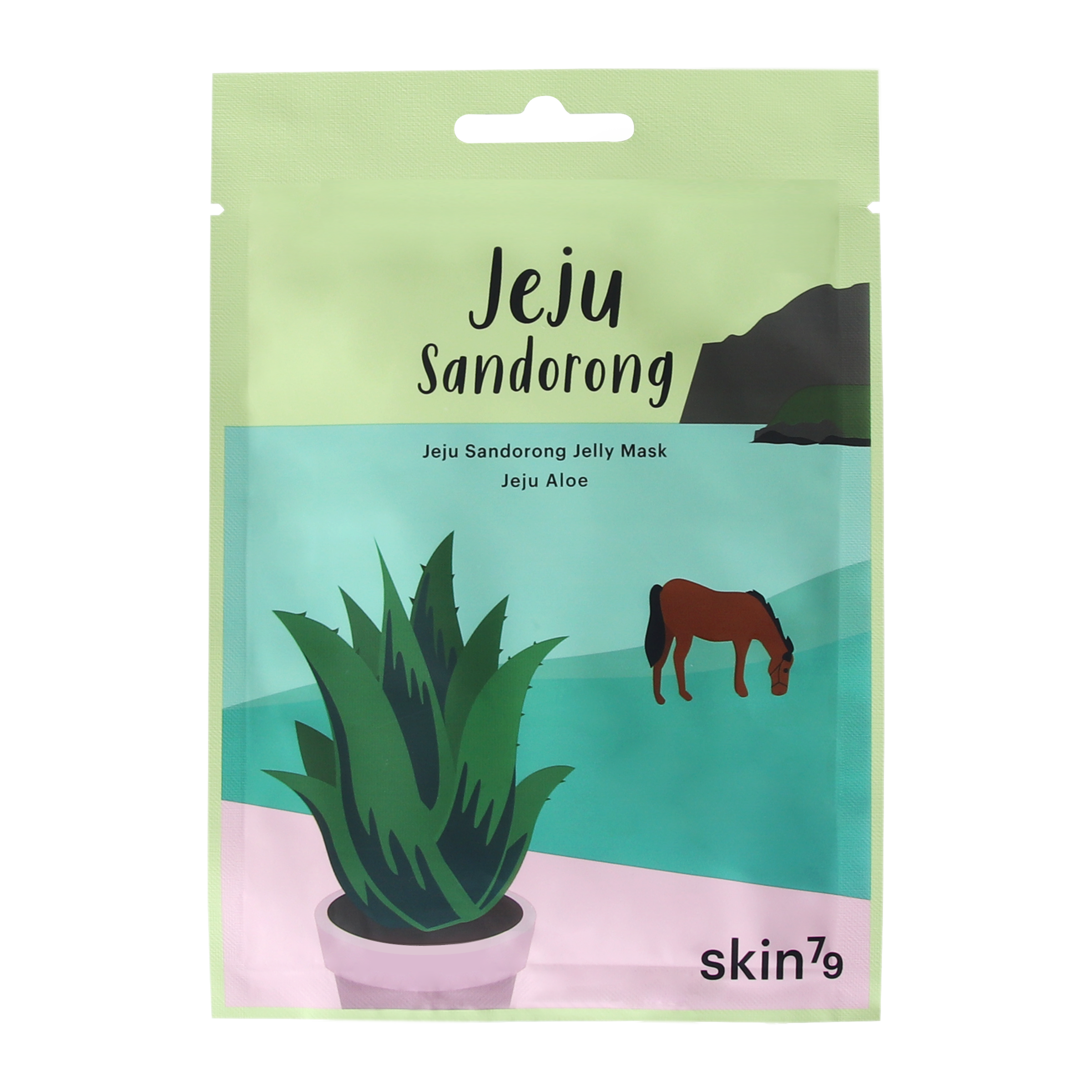 Látková maska Jeju Sandorong Jelly s aloe vera