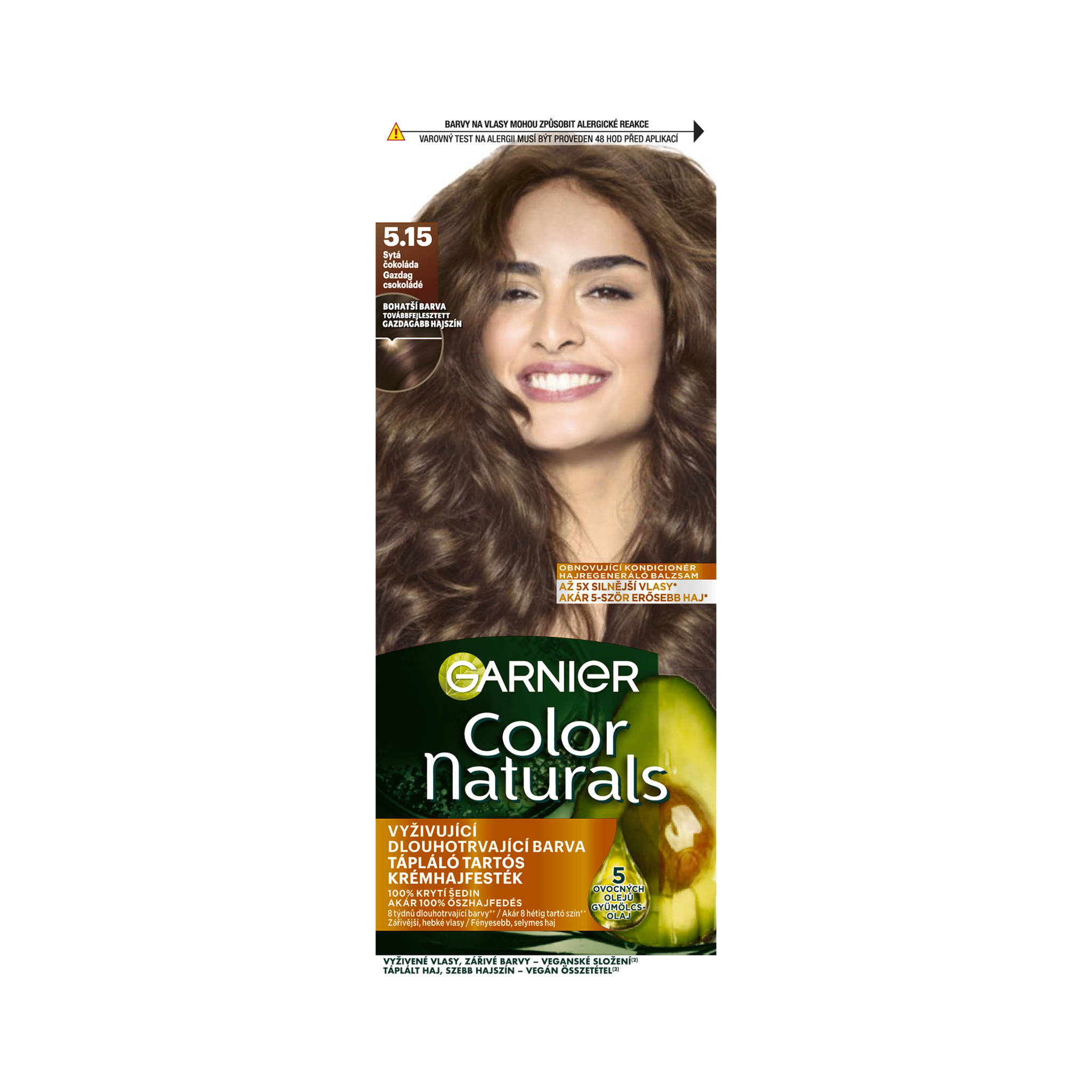 Barva na vlasy Color Naturals 5.15 sytá čokoláda