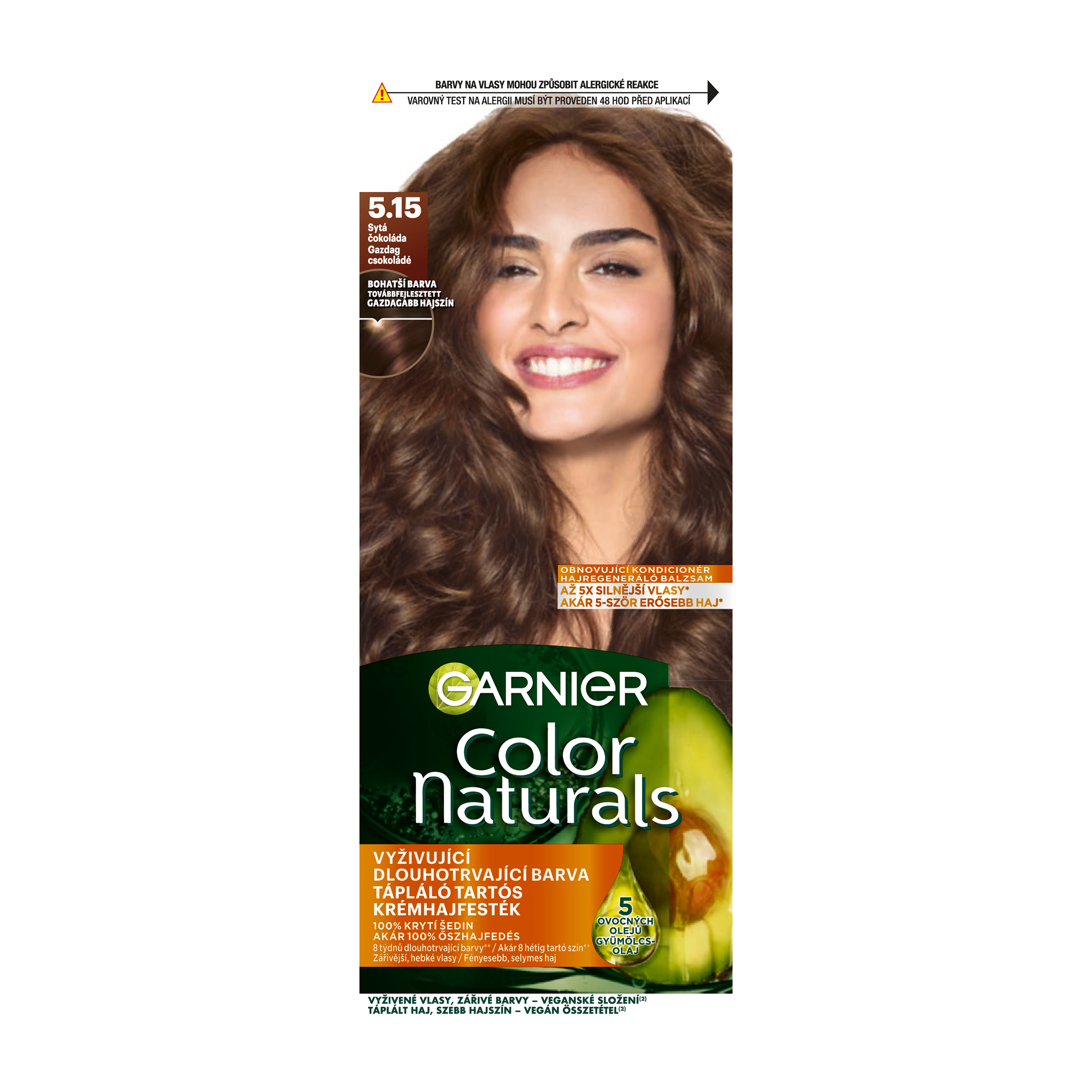 Barva na vlasy Color Naturals 5.15 sytá čokoláda