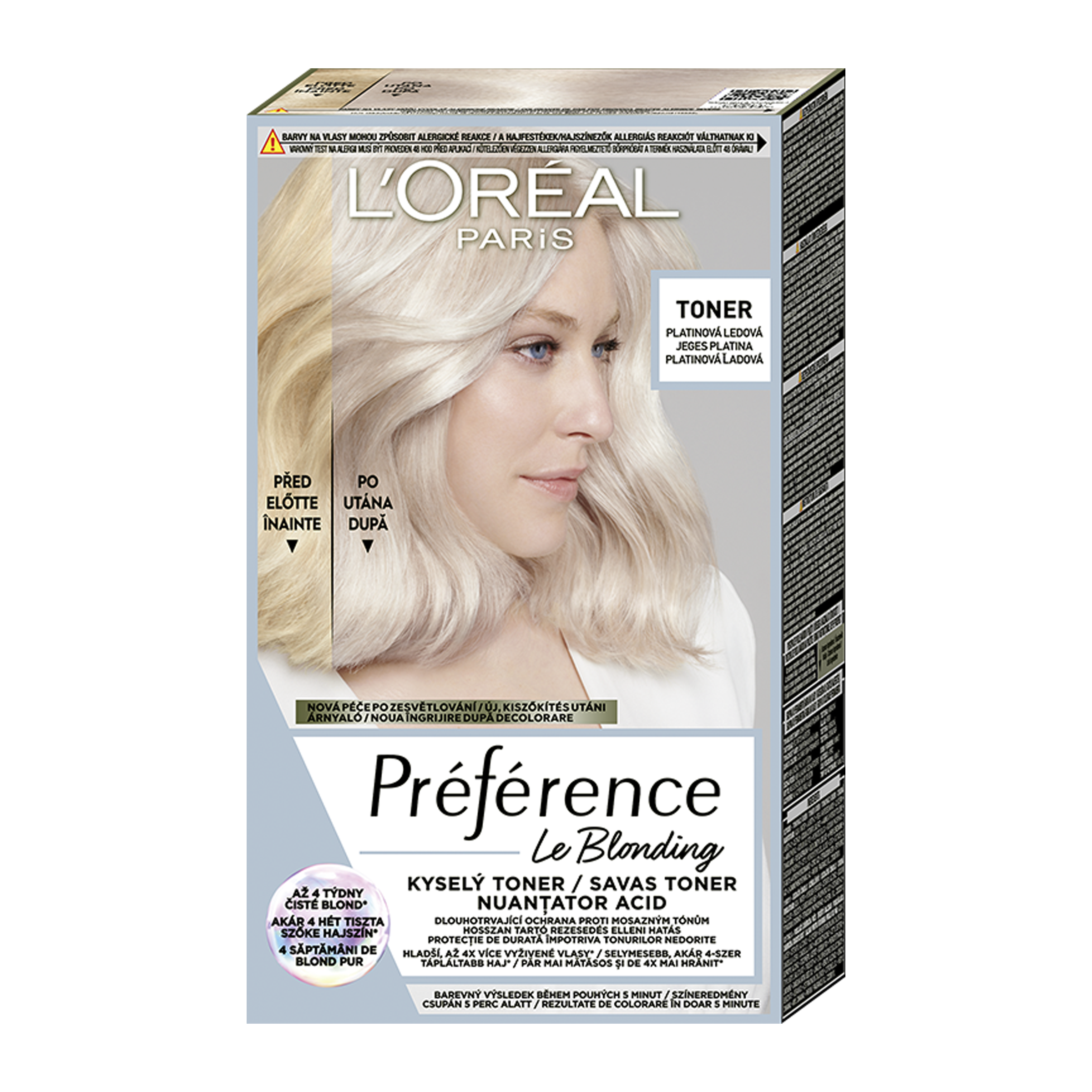 Toner Preference 01 platinum ice