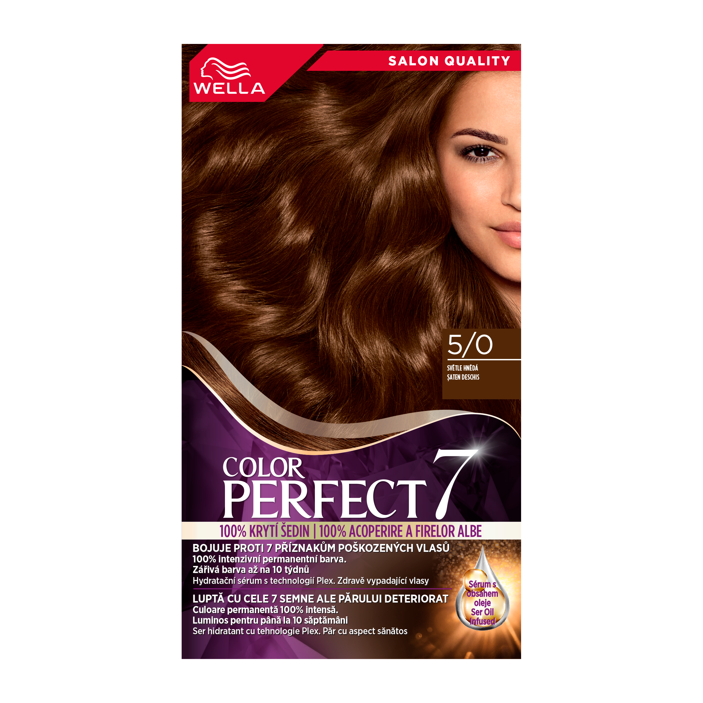 Barva na vlasy Color Perfect 5/0 light brown