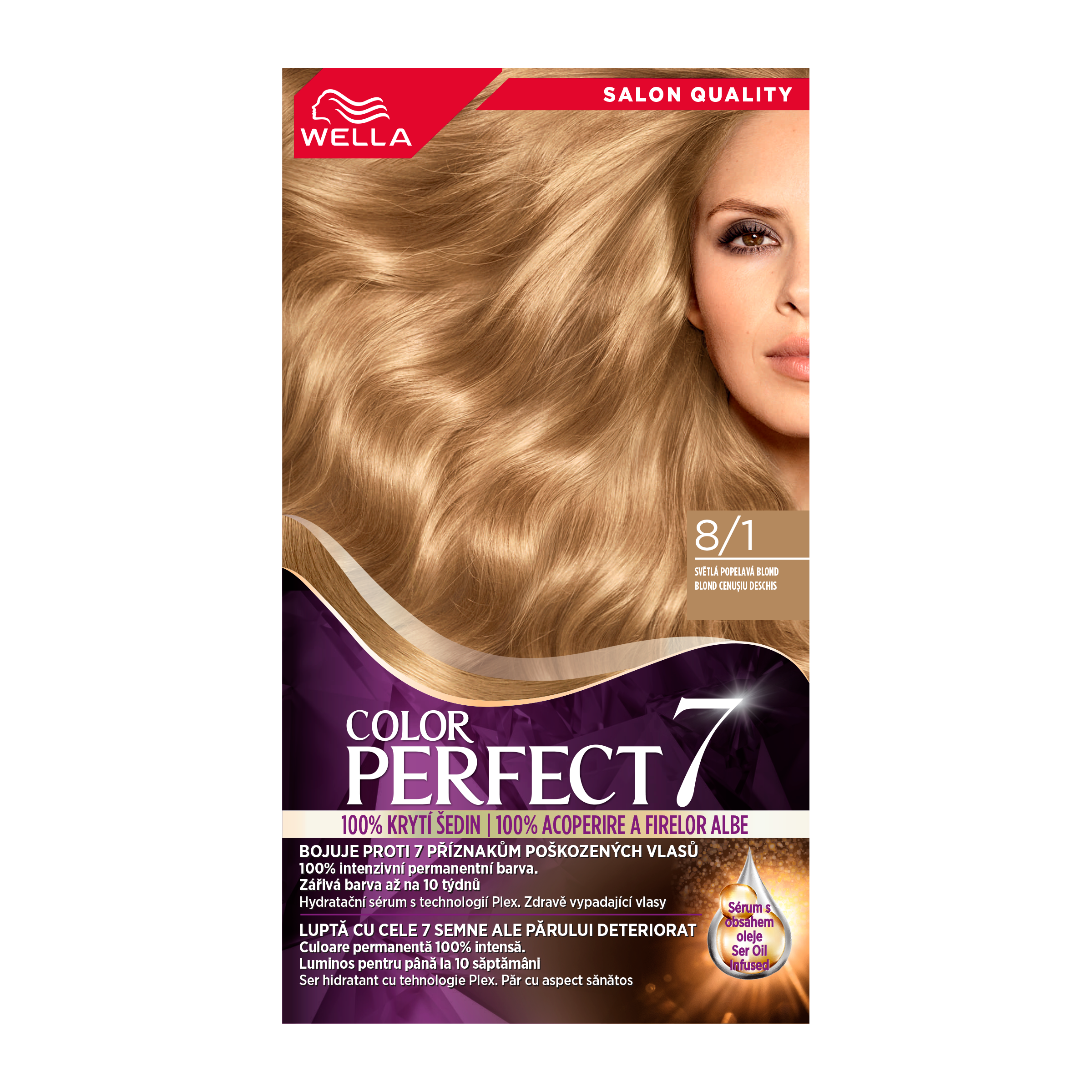 Barva na vlasy Color Perfect 8/1 light a.blond