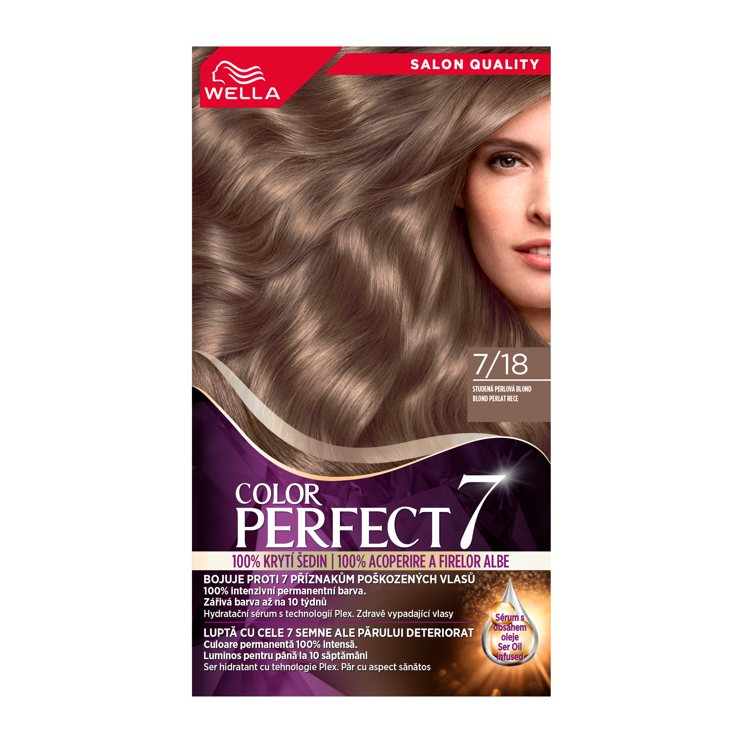 Barva na vlasy Color Perfect 7/18 cool pearl m.blond