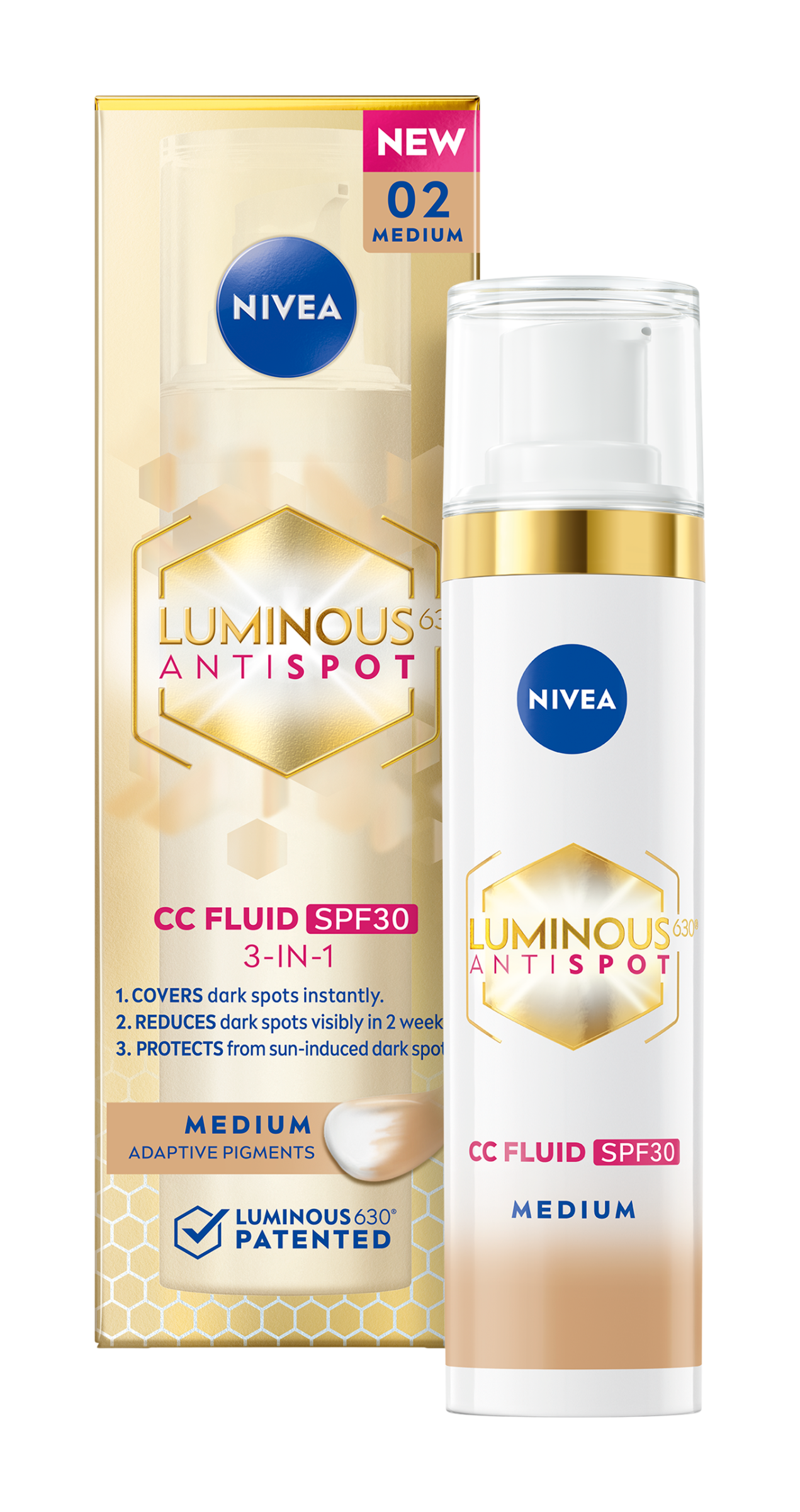 CC krém Luminous630 medium, SPF30