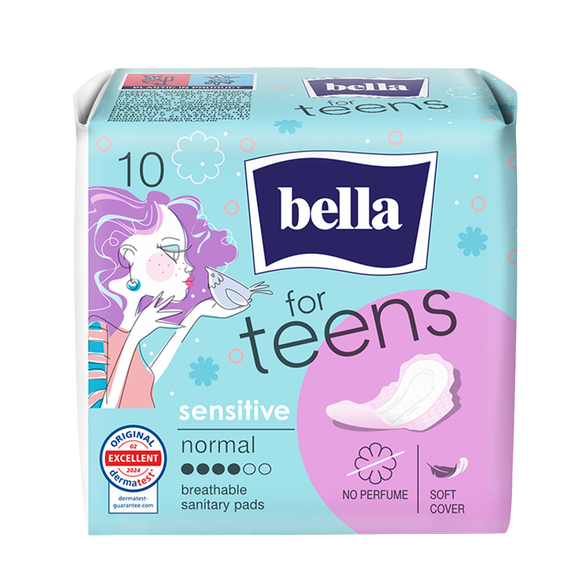 Hygienické vložky s křidélky For Teens Ultra sensitive