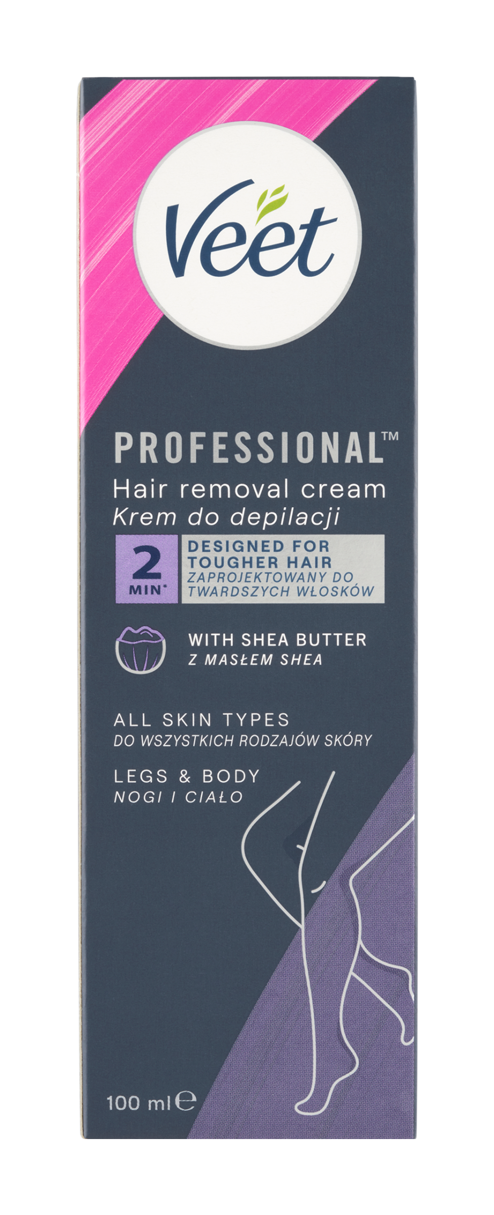 Depilační krém na nohy a tělo