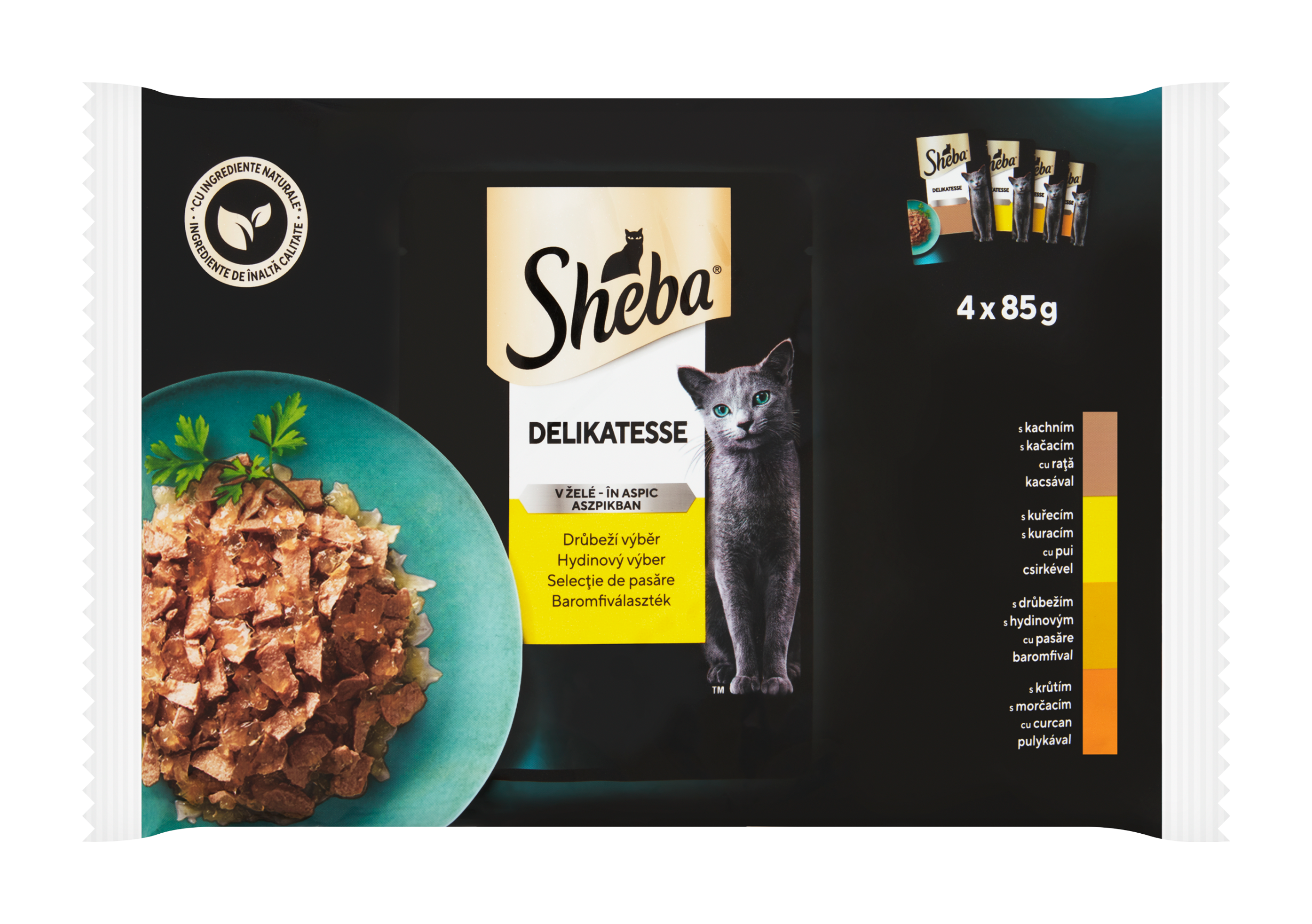 Drůbeží výběr v želé 4 x 85g