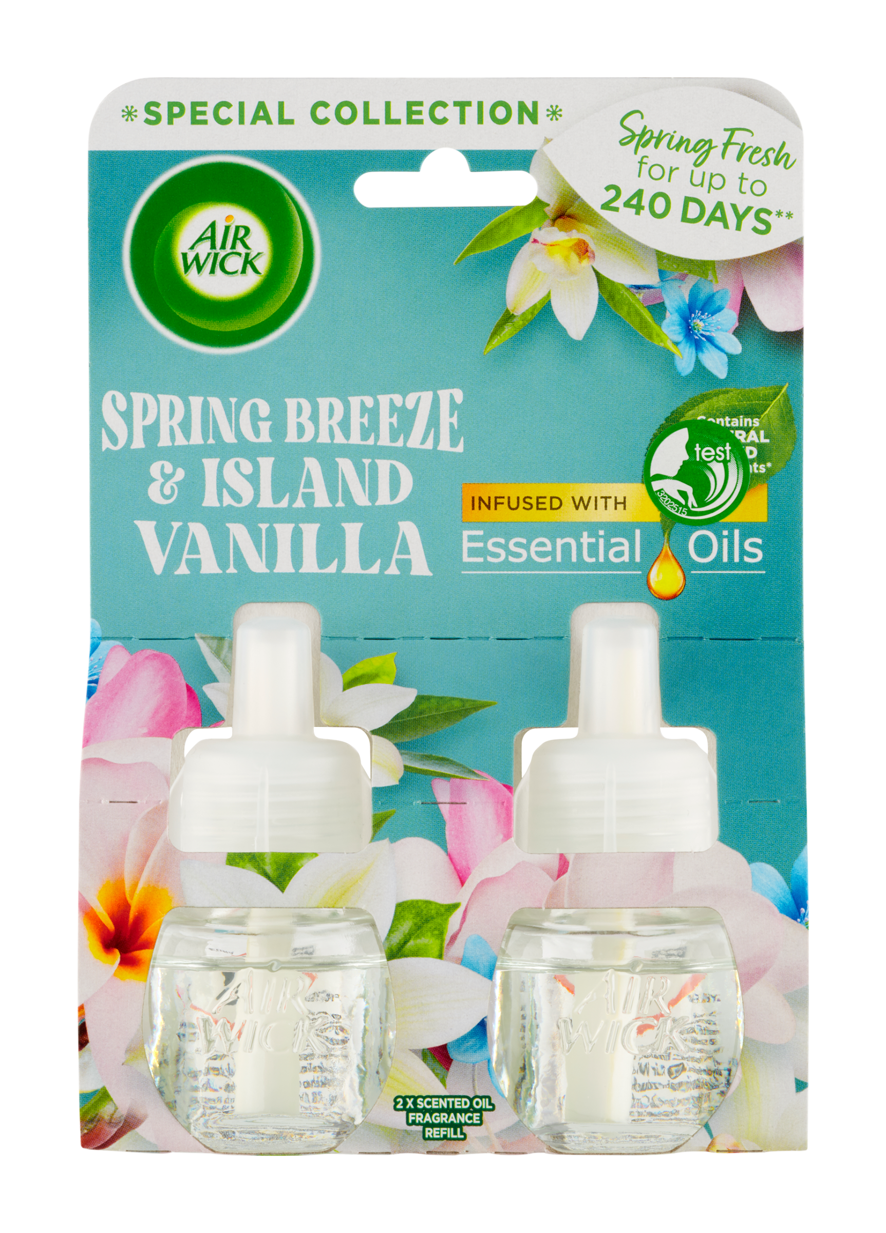 Air Wick Náplň do elektrického osvěžovače vzduchu Jarní vánek a vanilka Essential Oils 2 ks