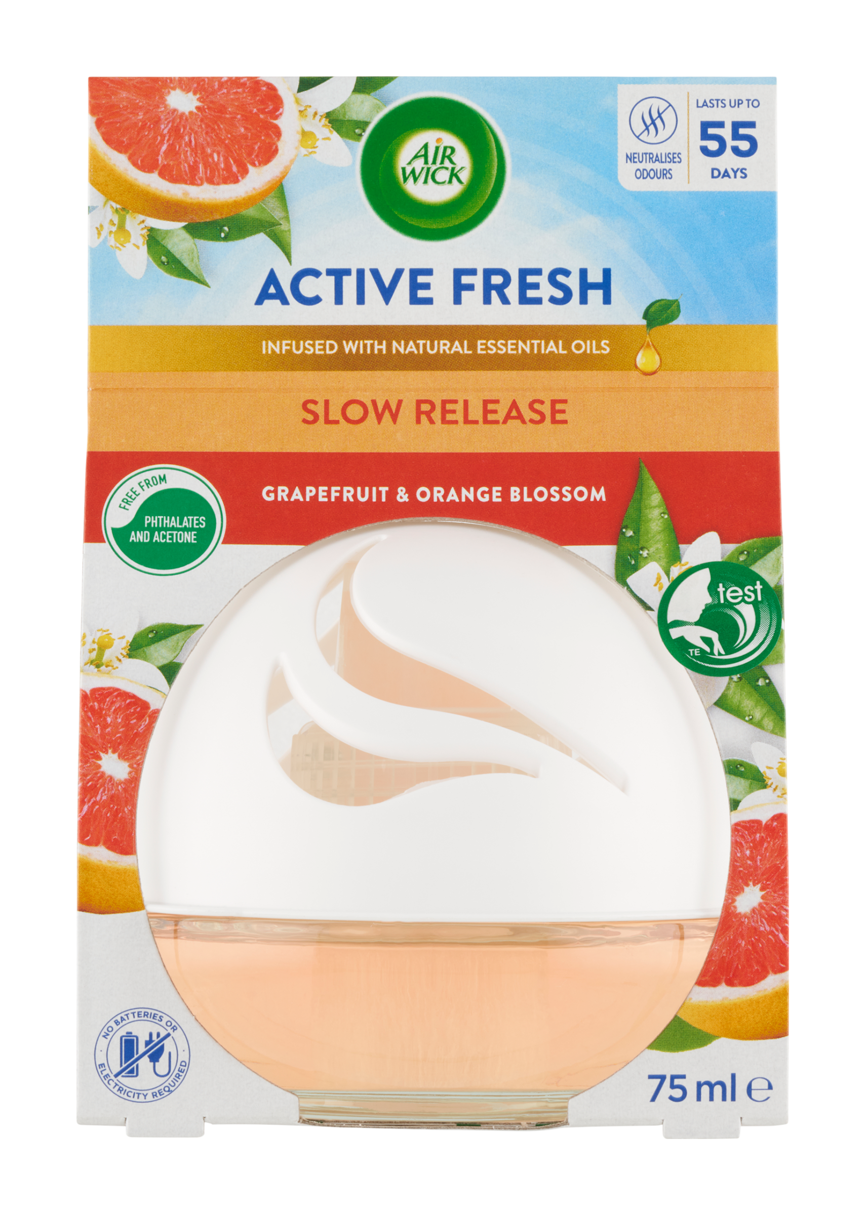 Osvěžovač vzduchu Grapefruit a pomerančový květ Active Fresh Decosphere