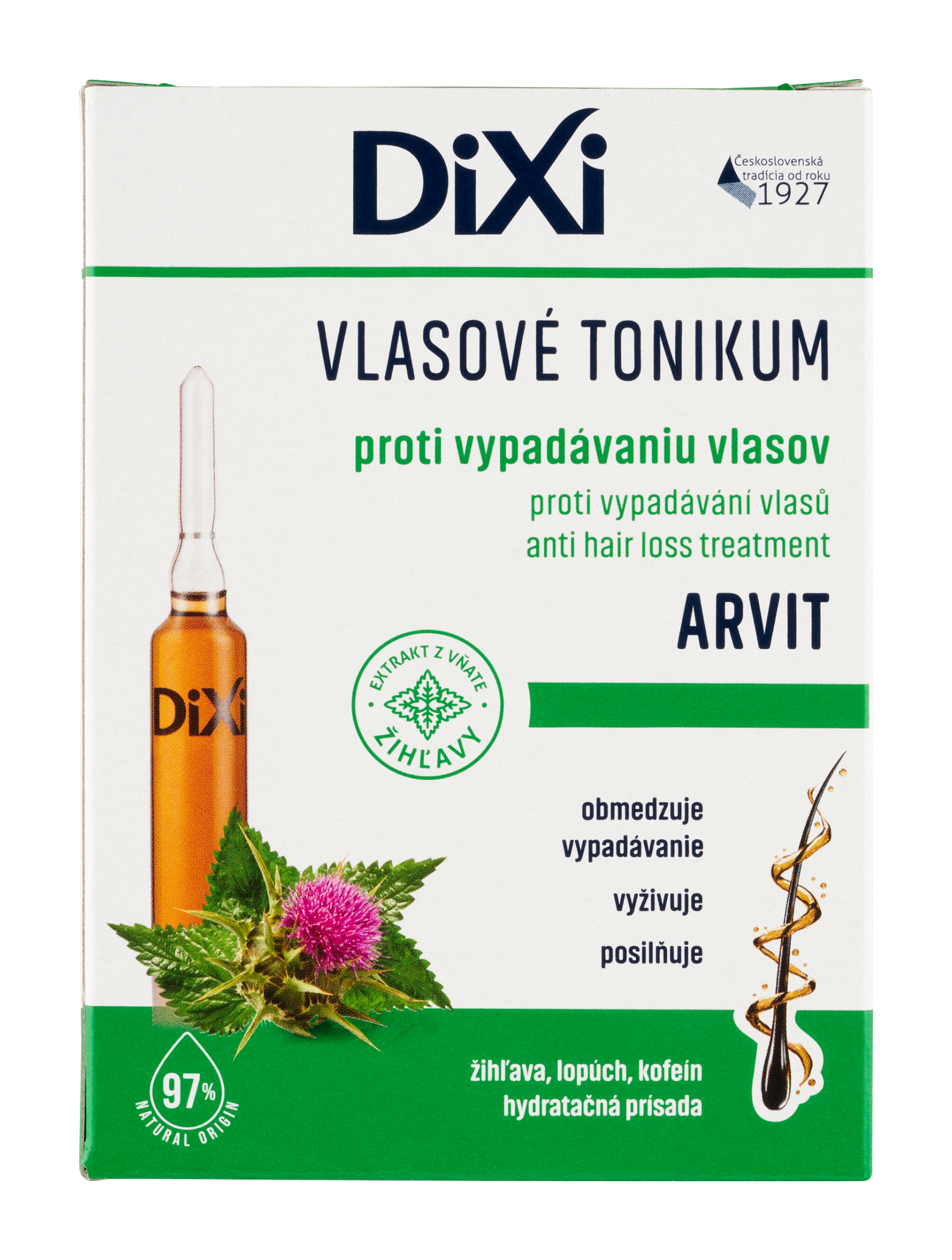 Vlasové tonikum Arvit proti vypadávání vlasů