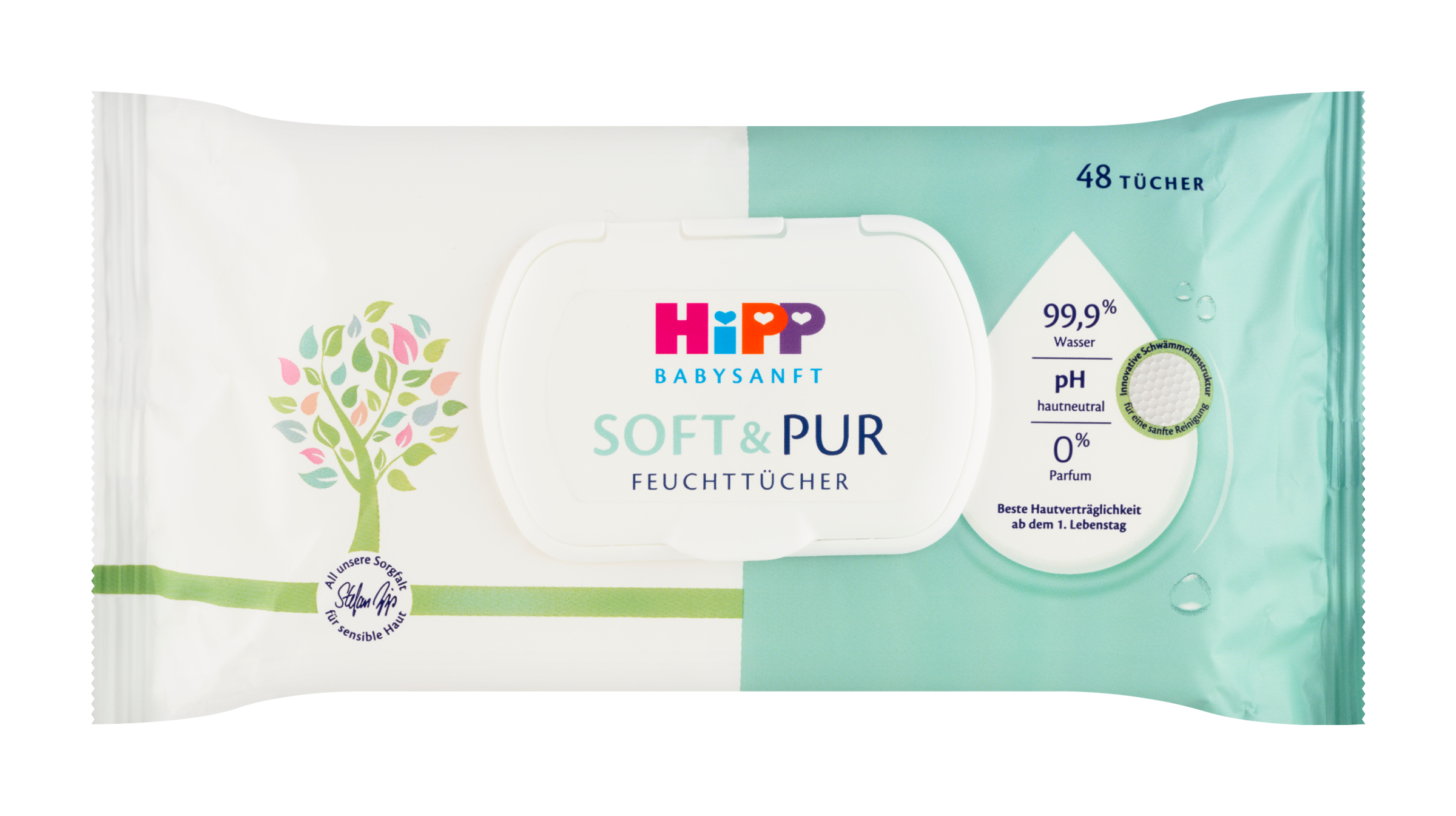 Čistící vlhčené ubrousky Babysanft Soft & Pur