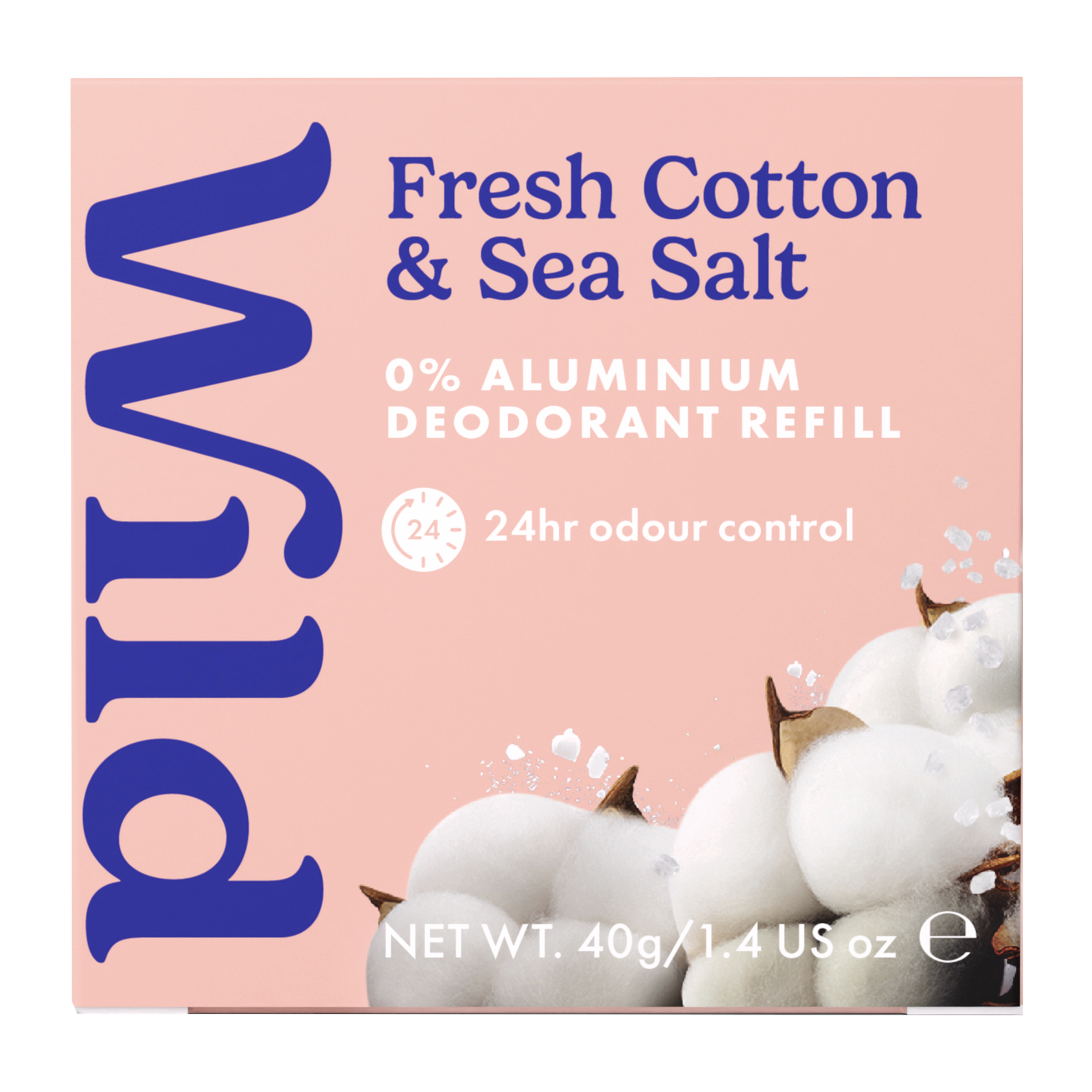 Deodorant tuhý Refill Fresh Cotton & Sea Salt