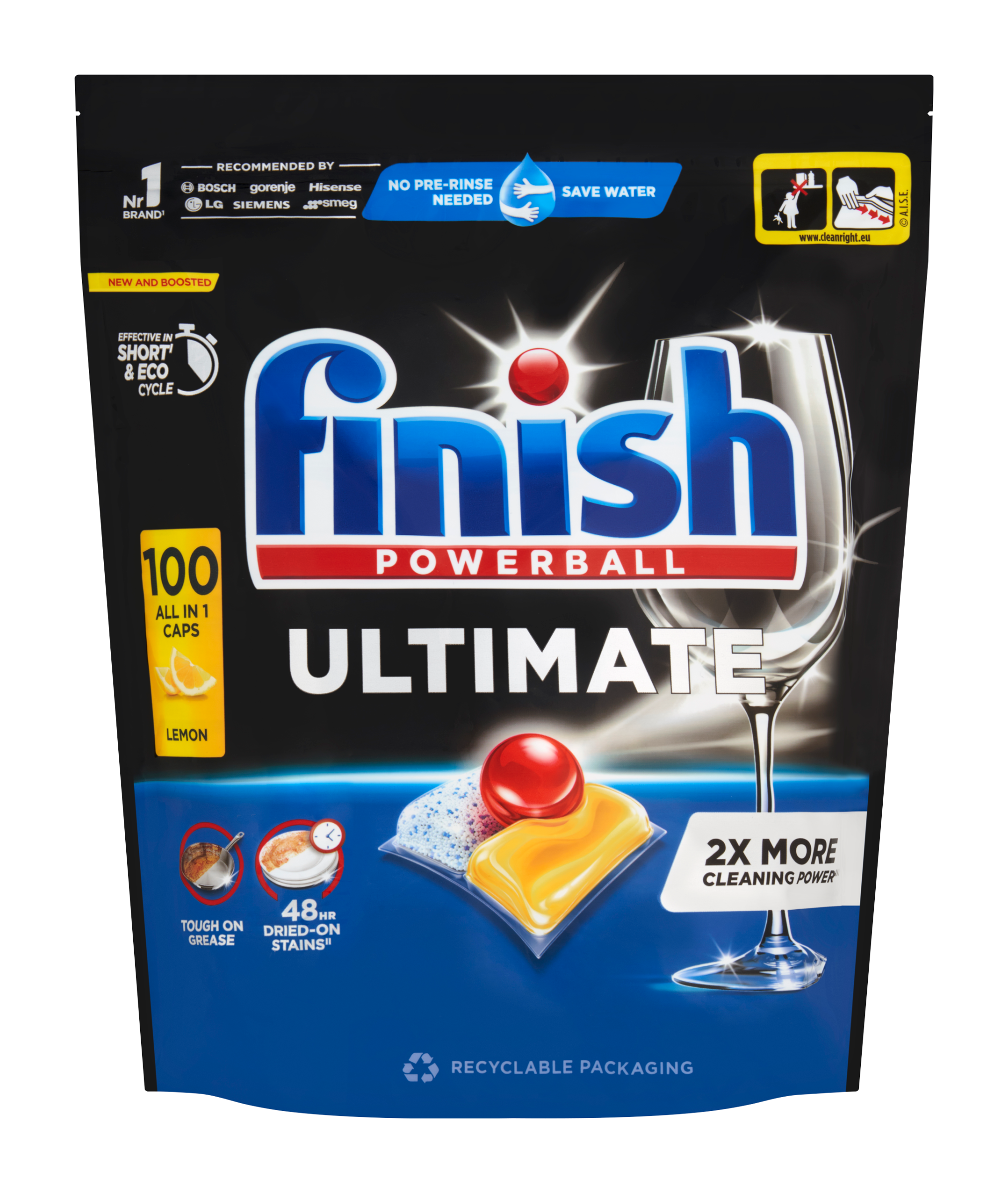 Tablety do myčky Ultimate All in 1 Lemon 100 ks