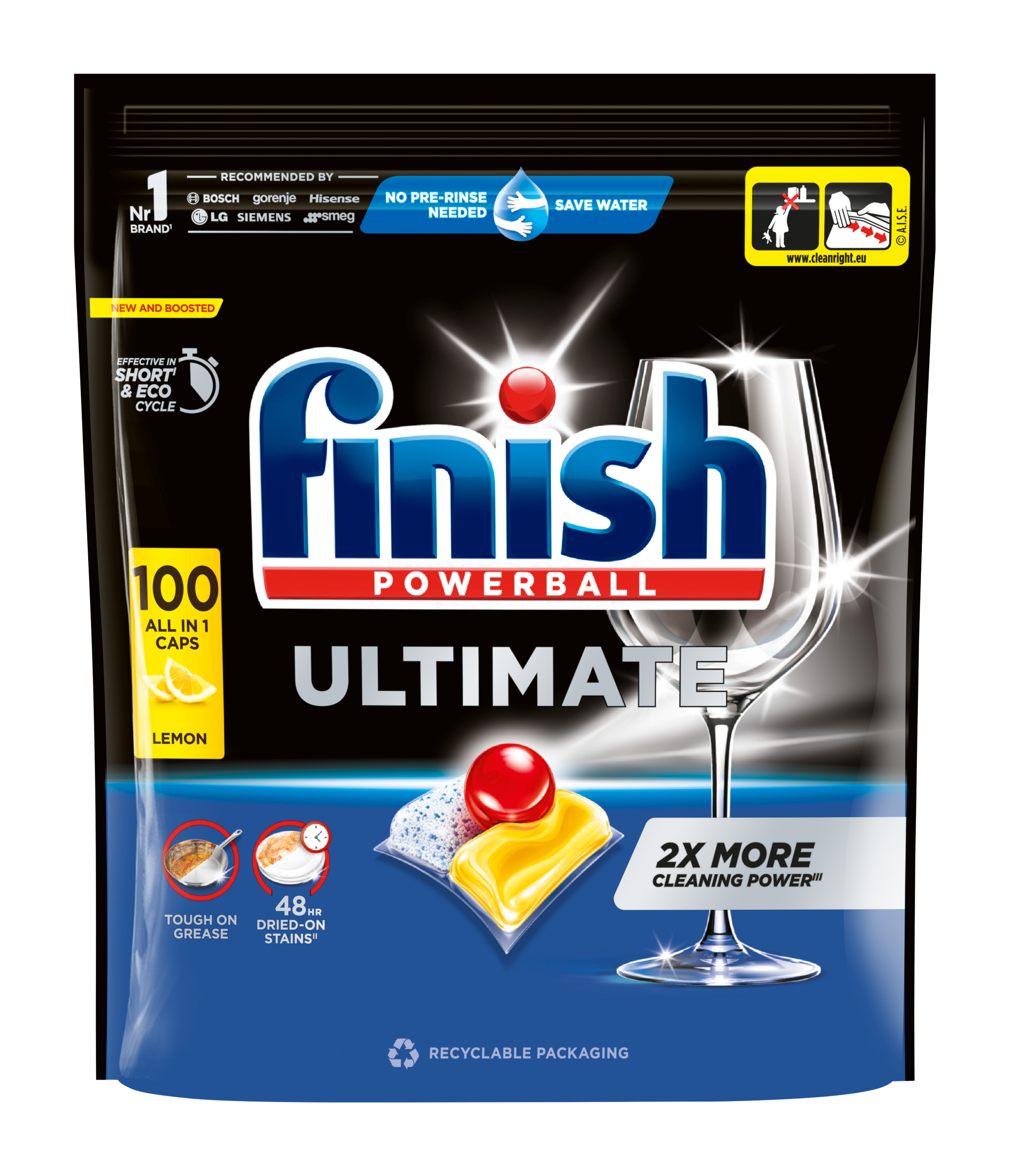 Tablety do myčky Powerball Ultimate All in 1 Lemon