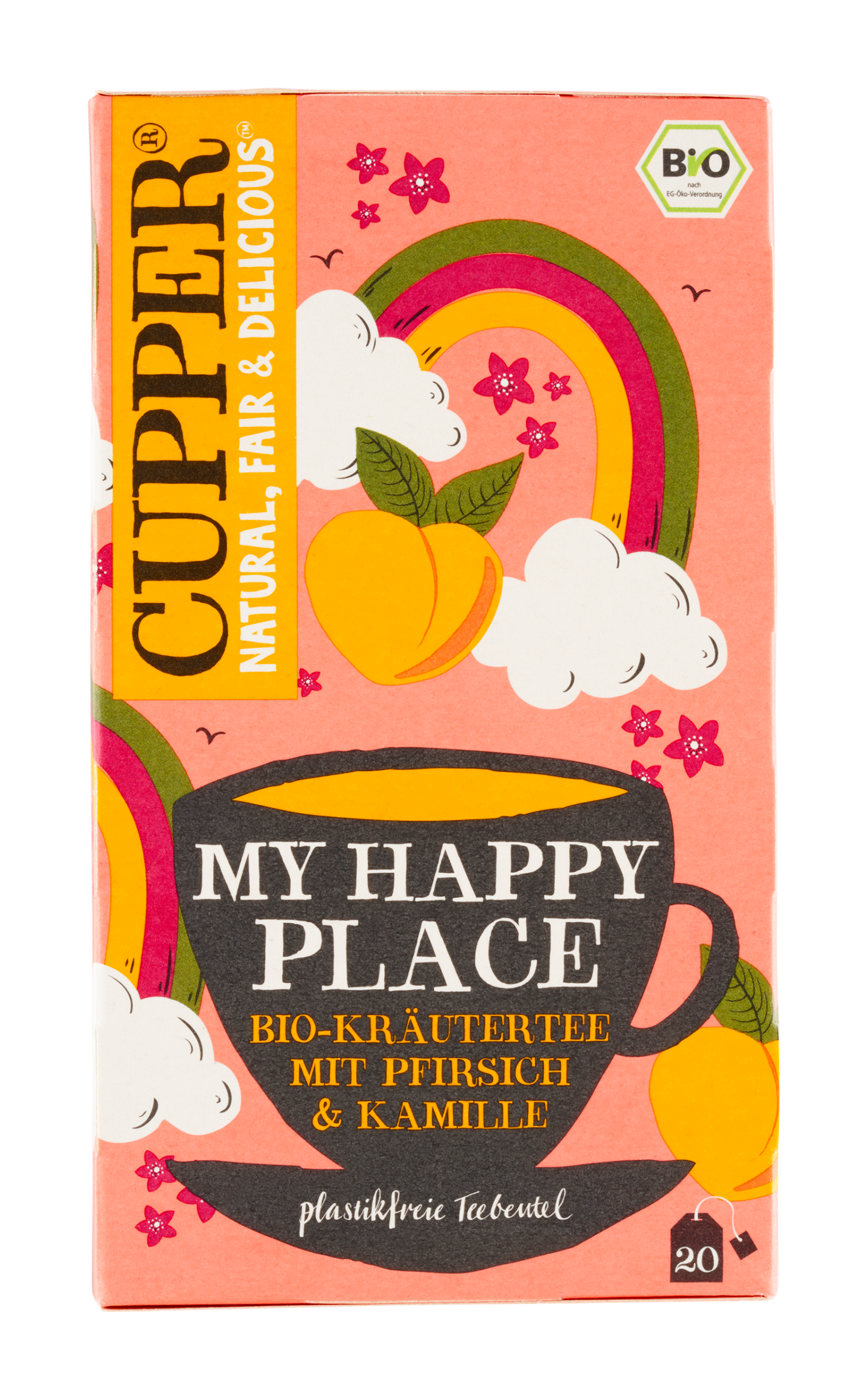 Bio bylinný čaj s broskví a heřmánkem My Happy Place