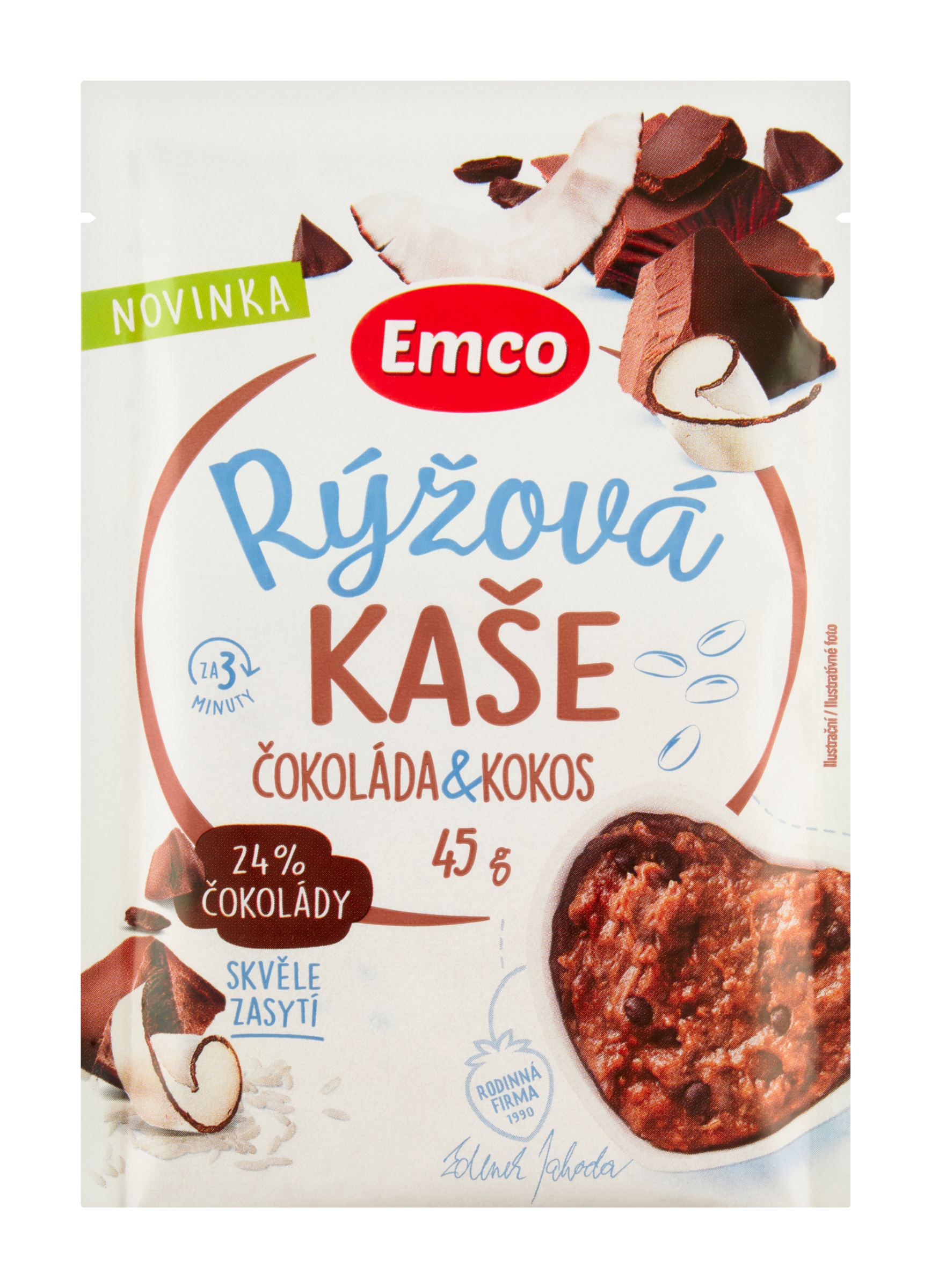 Rýžová kaše čokoláda & kokos