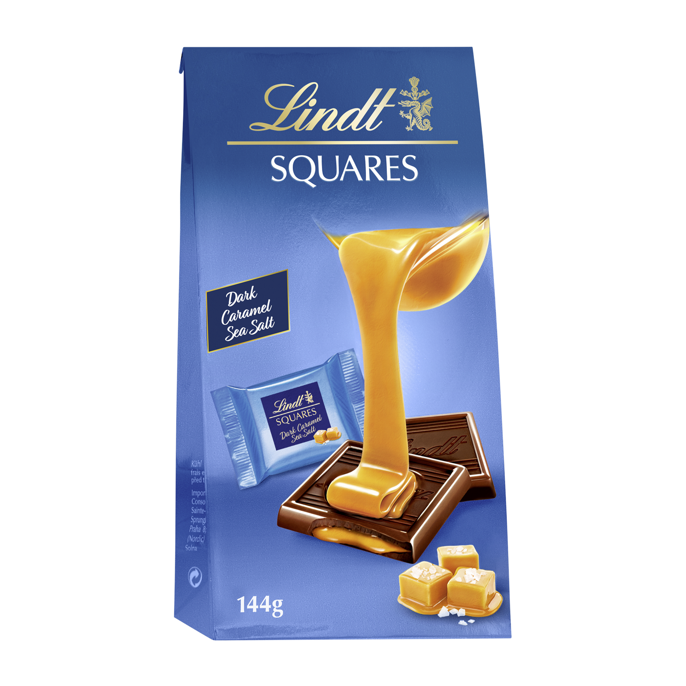 Squares Dark Caramel Sea Salt 