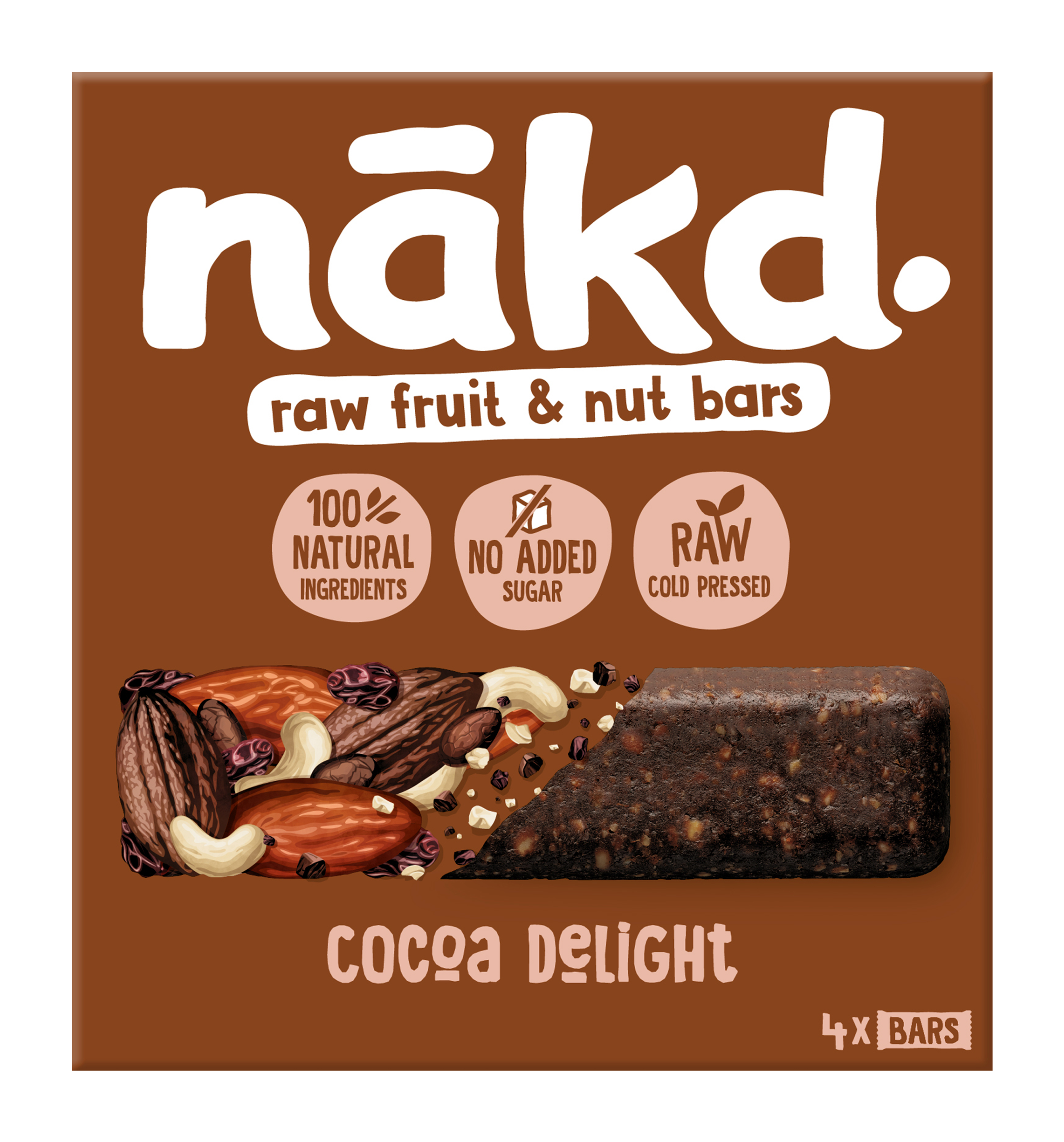 RAW tyčinky ovocno-oříškové s kakaem Cocoa Delight