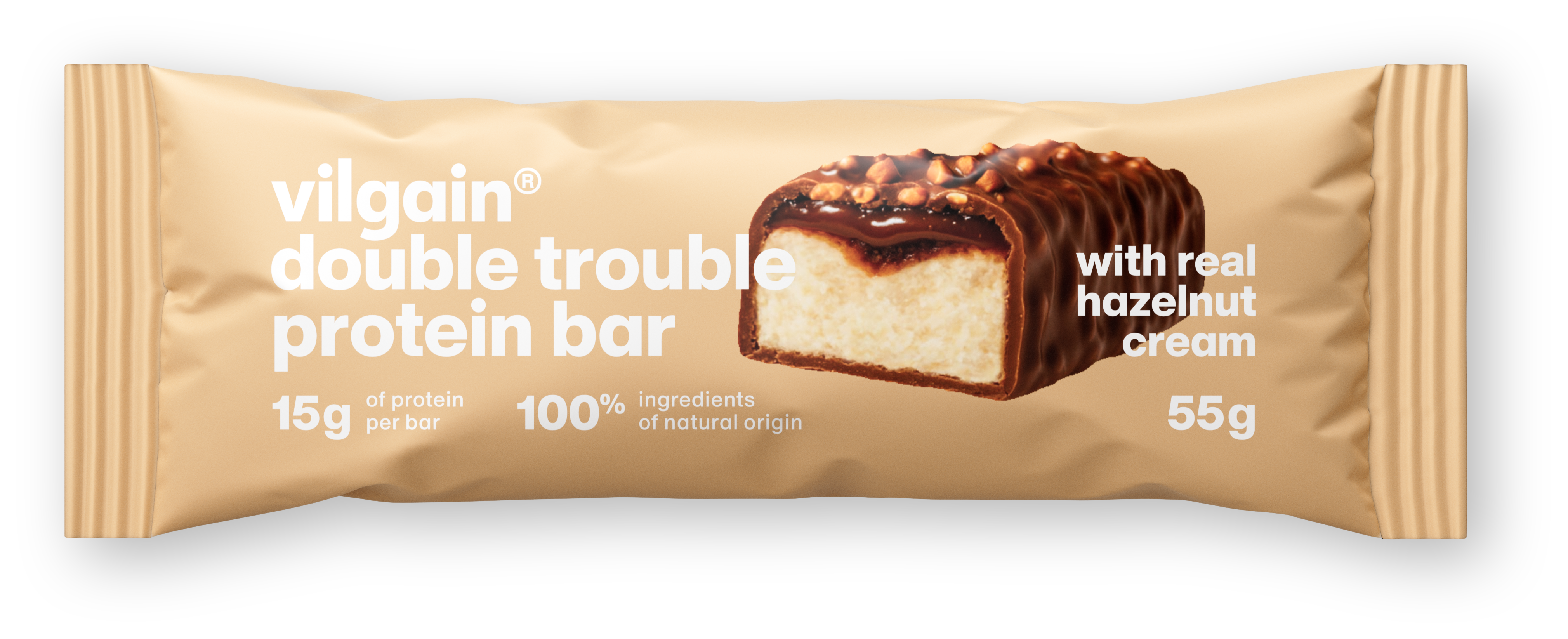 Proteinová tyčinka Double Trouble Hazelnut Cream