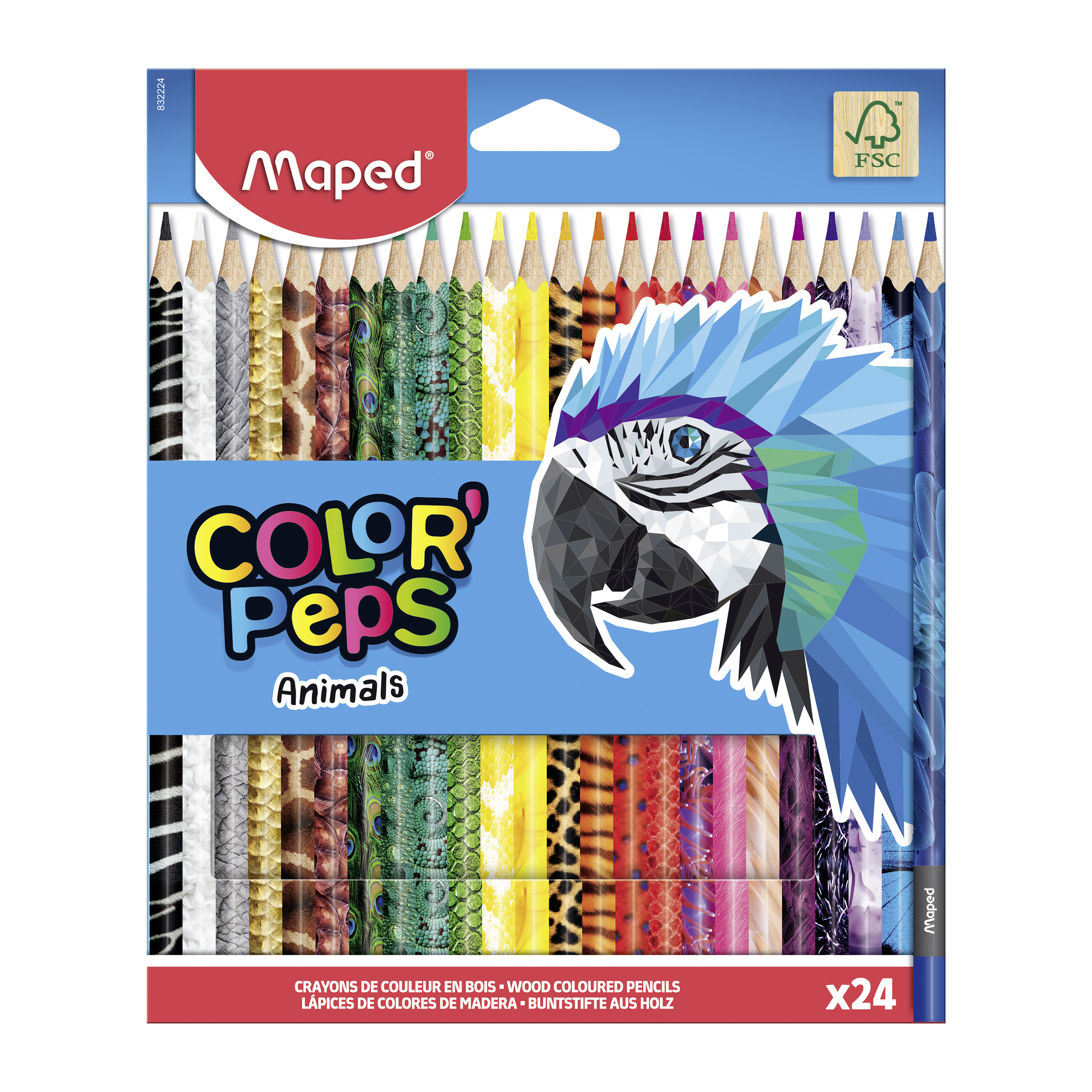 Pastelky Animal 24 barev