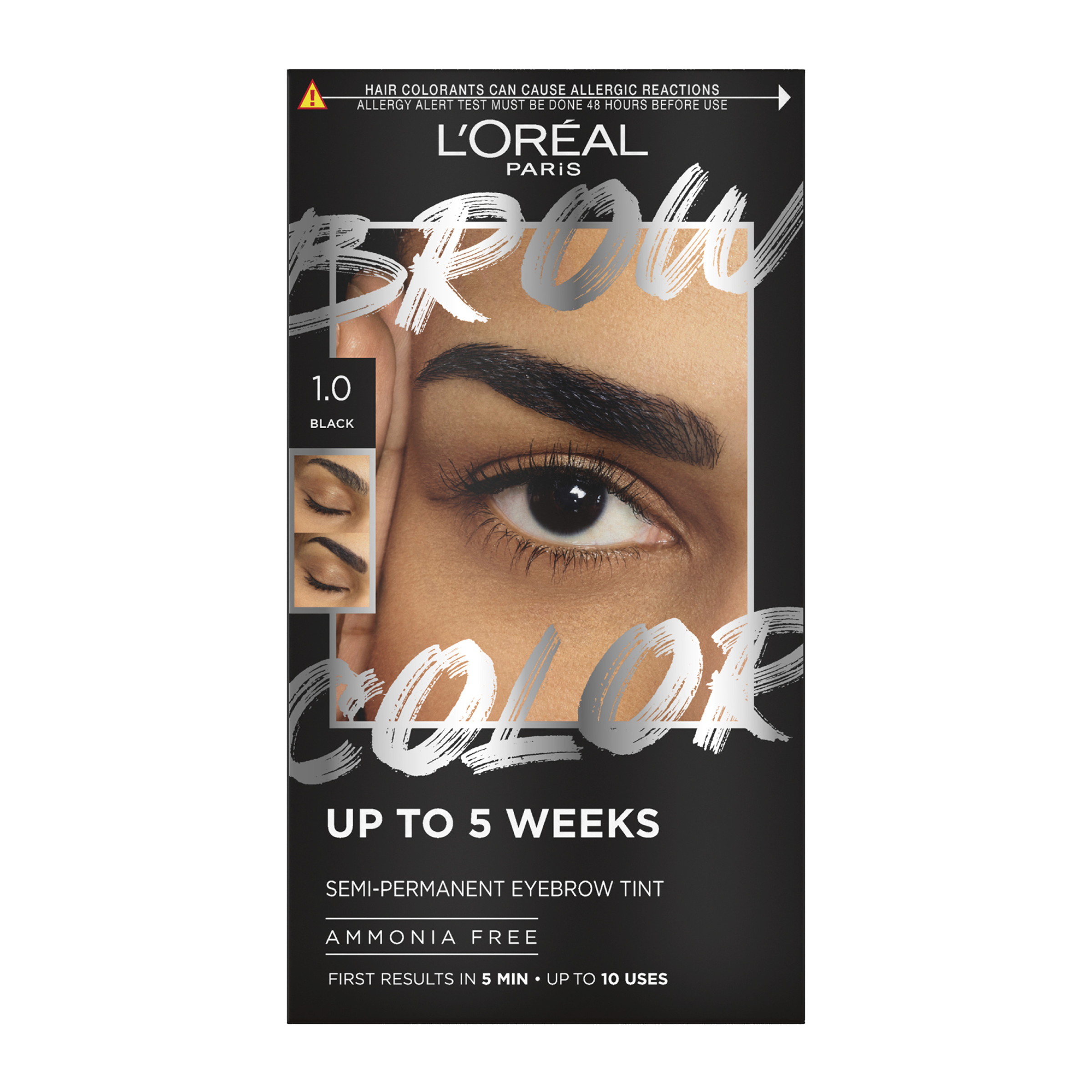 Barva na obočí semi-permanentní  1.0 Black