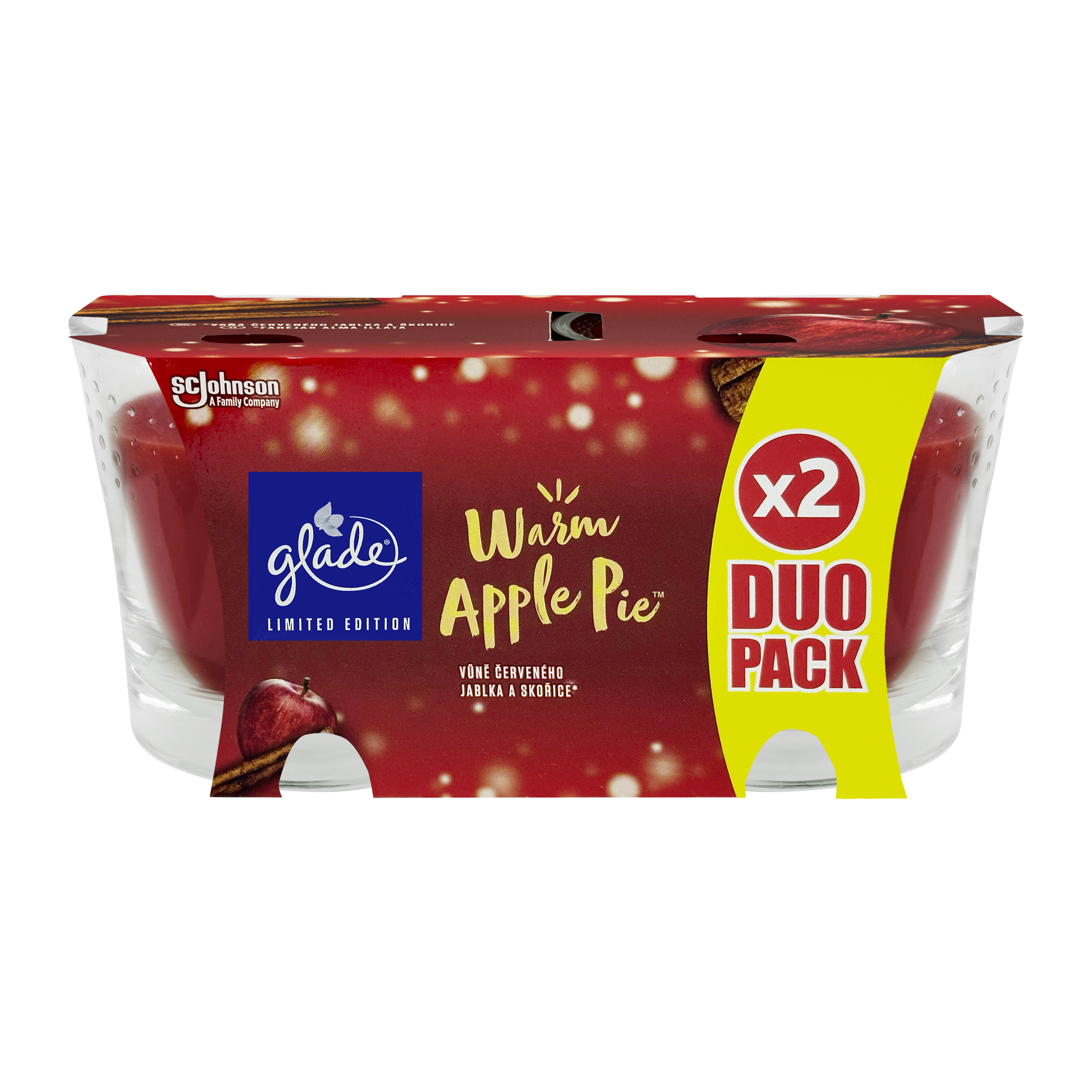 Svíčka Warm Apple Pie duopack 2x 112 g