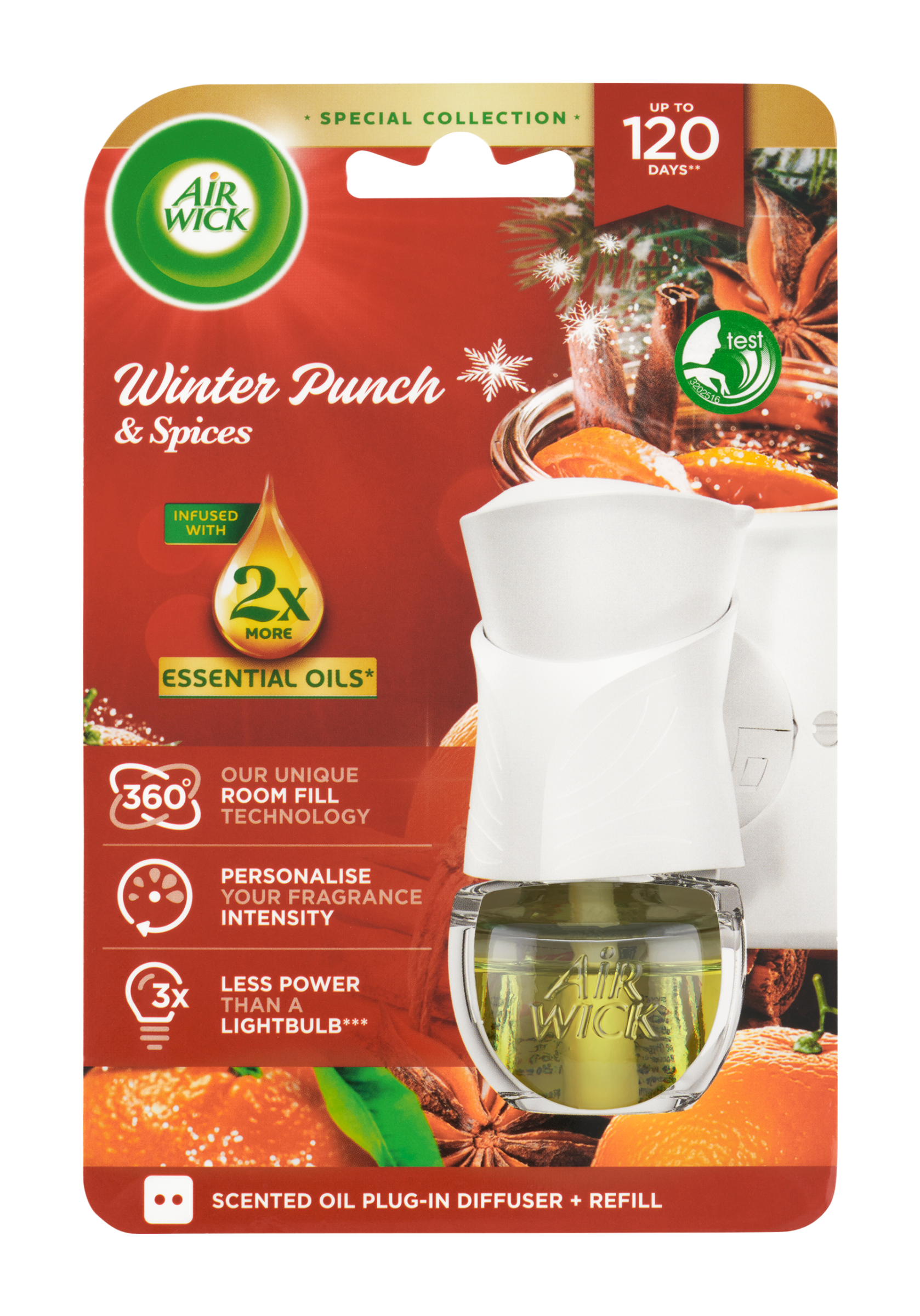 Náplň do přístroje zimní punč Essential Oils