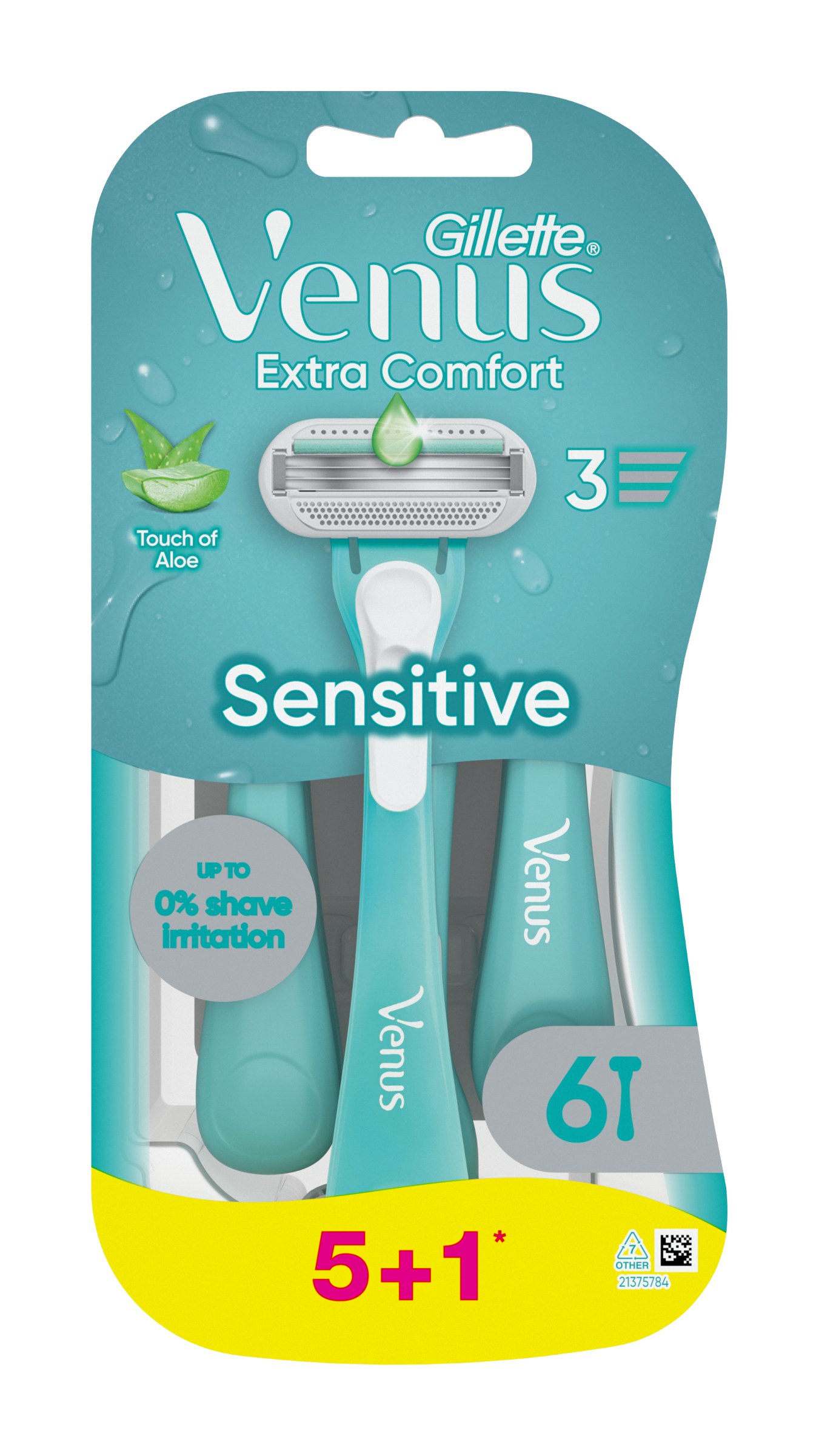 Gillette Dámské holítka Venus Sensitive  6 ks