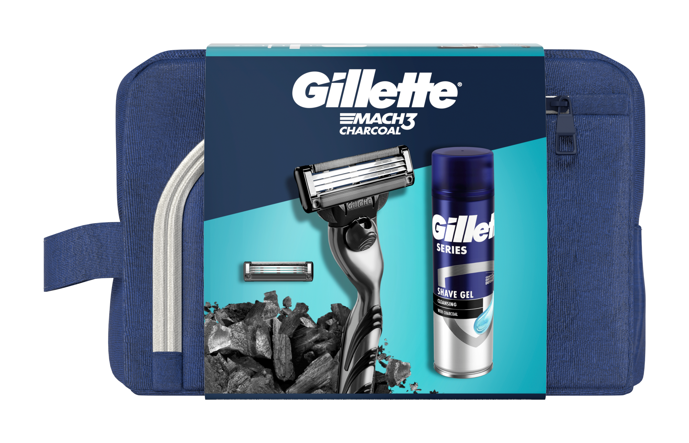 Dárková sada Gillette Mach3 Razor + gel na holení